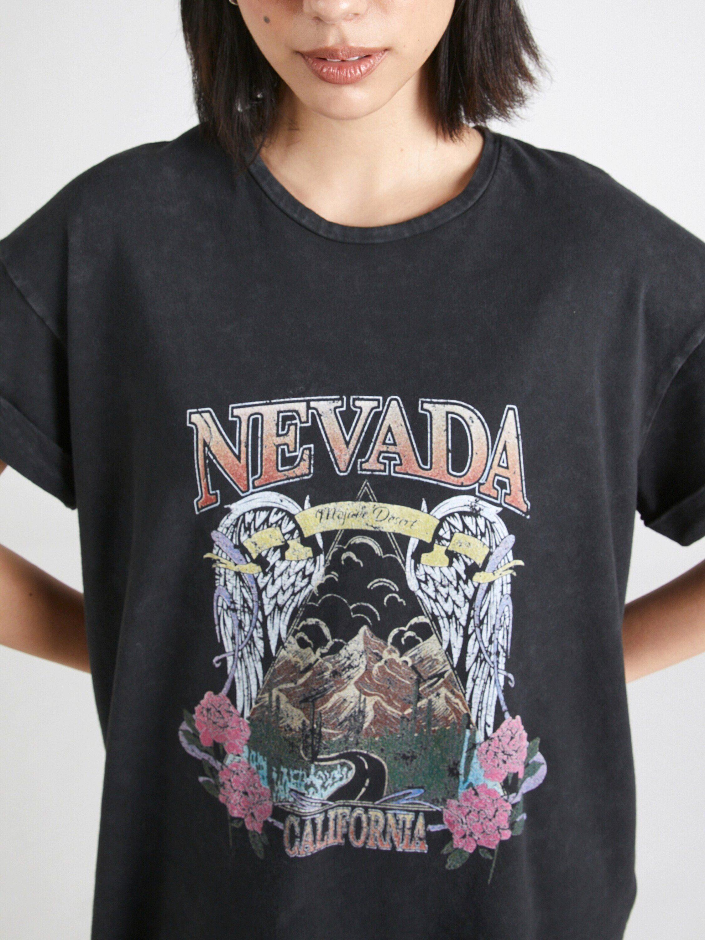 T-Shirt Nevada Details (1-tlg) MbyM Plain/ohne
