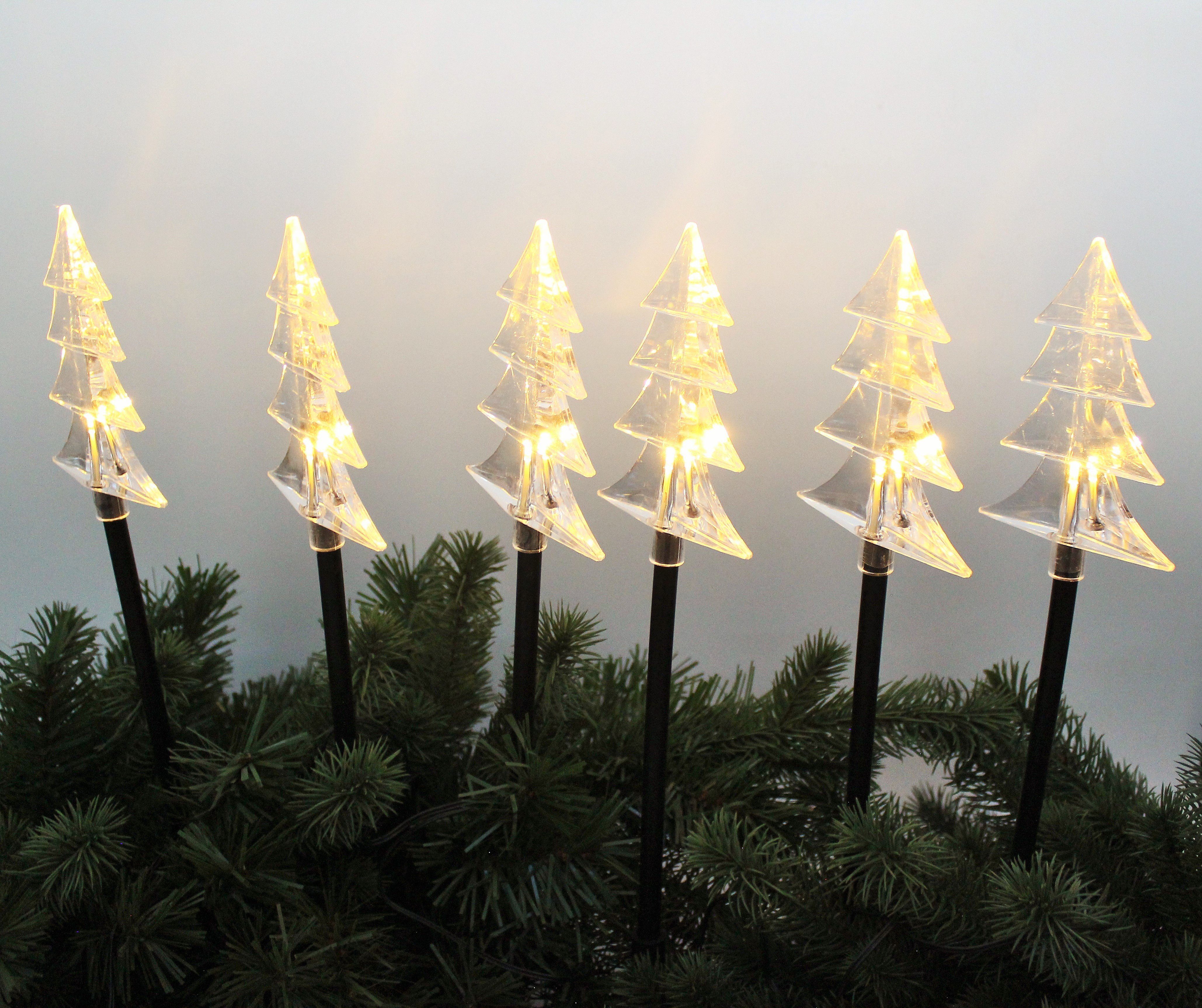 Luna24 simply great ideas... LED Gartenleuchte LED Tannenbaum, 6tlg., Batte günstig online kaufen