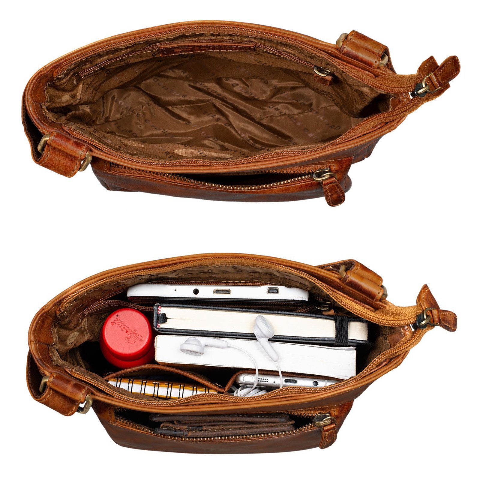 STILORD Handtasche "Kaja" Vintage Ledertasche Damen