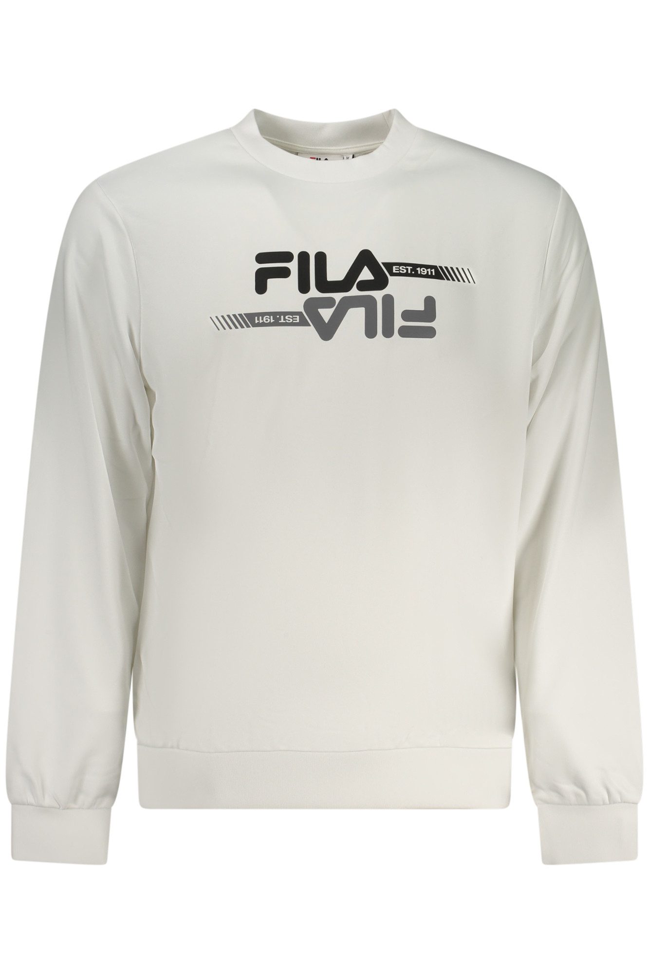 Fila Sweatshirt Herren Langarm-Sweatshirt Weiß - Regular Fit