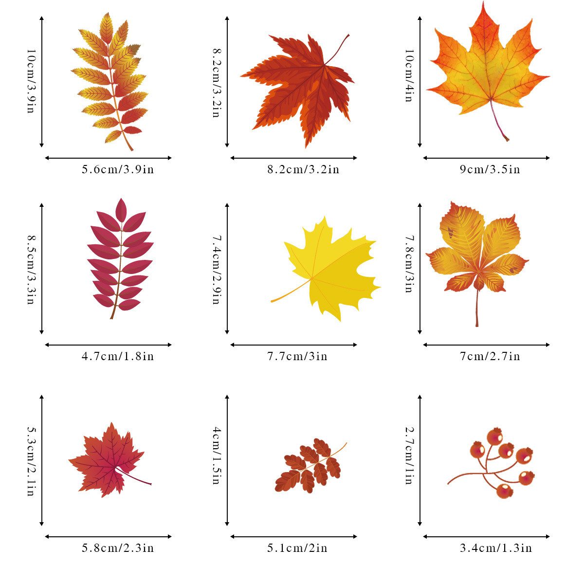 Bomiclss Fensterbild Herbst Fenstersticker 6 Bögen, Thanksgiving Fensterdeko, mit Herbstmotiven, Statische Fensteraufkleber zur Dekoration – Bild 3 von 4