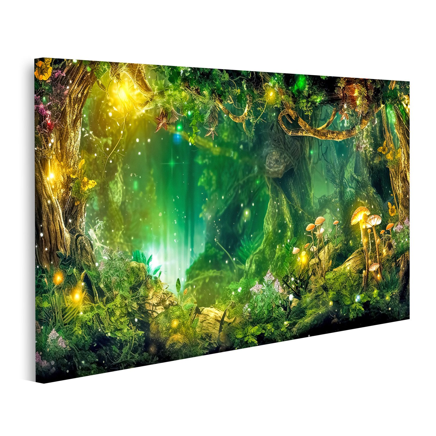 islandburner Leinwandbild Märchenwald Bilder günstig online kaufen