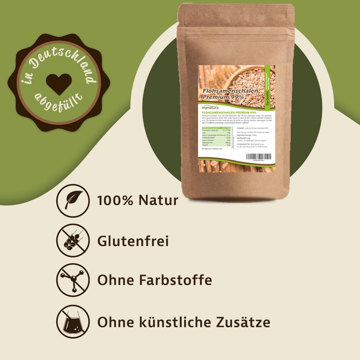Mynatura Samen Mynatura Bio Flohsamen