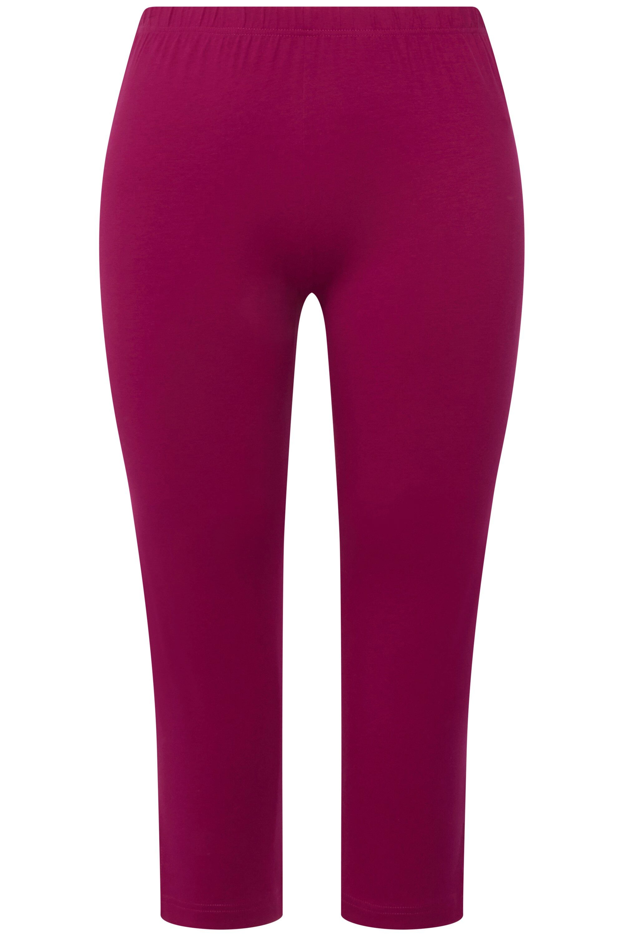 Ulla Popken Funktionshose Caprihose 7/8-Länge Elastikbund günstig online kaufen