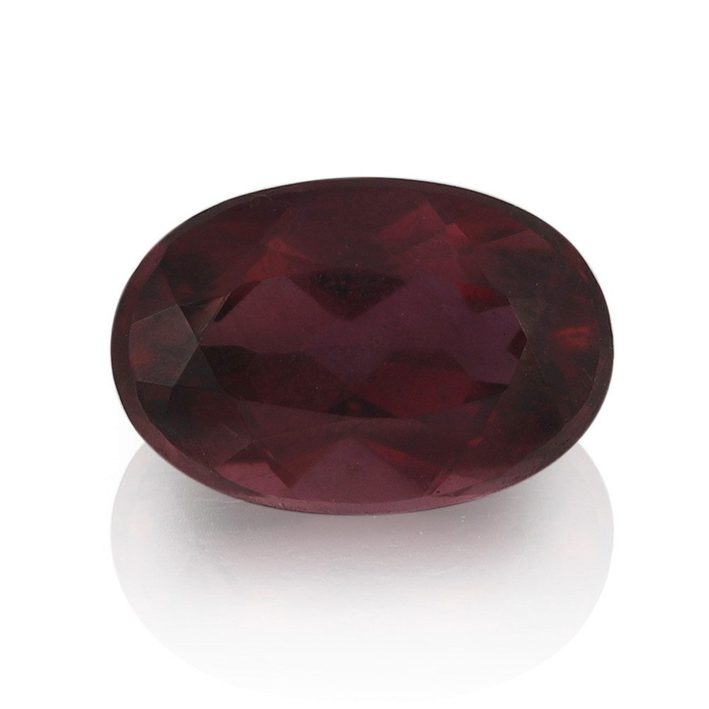 Cavill Edelstein Rubinroter 0,475 ct Rubellit Ovalschliff Ring & Ohrringe Silber, (1-St)