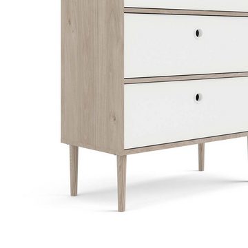 ebuy24 Kommode Penny Kommode 3 Schubladen Hickory-Dekor und Mattw