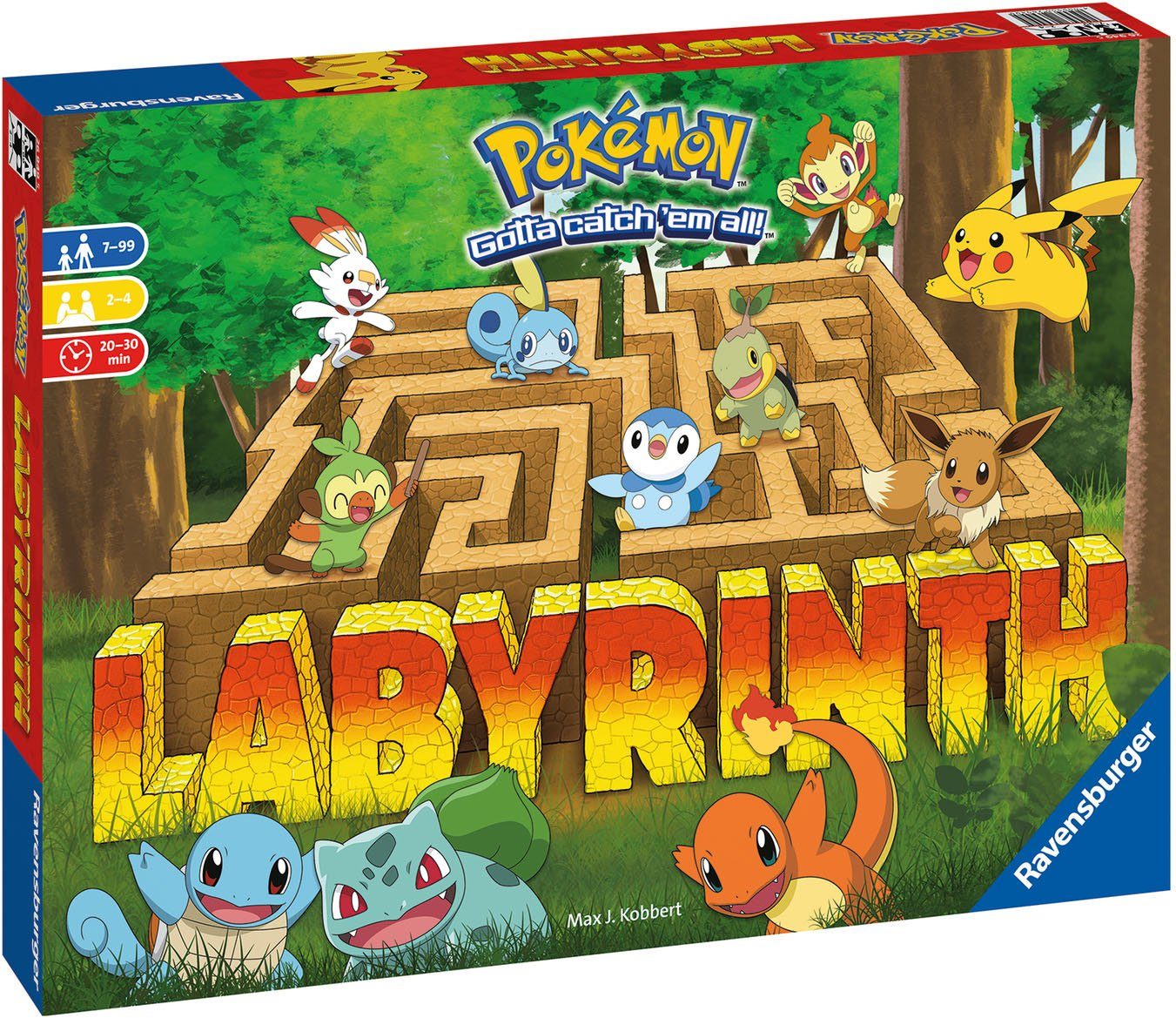 in - Wald Spiel, weltweit; Labyrinth, schützt FSC® Made Familienspiel Ravensburger Pokémon - Europe