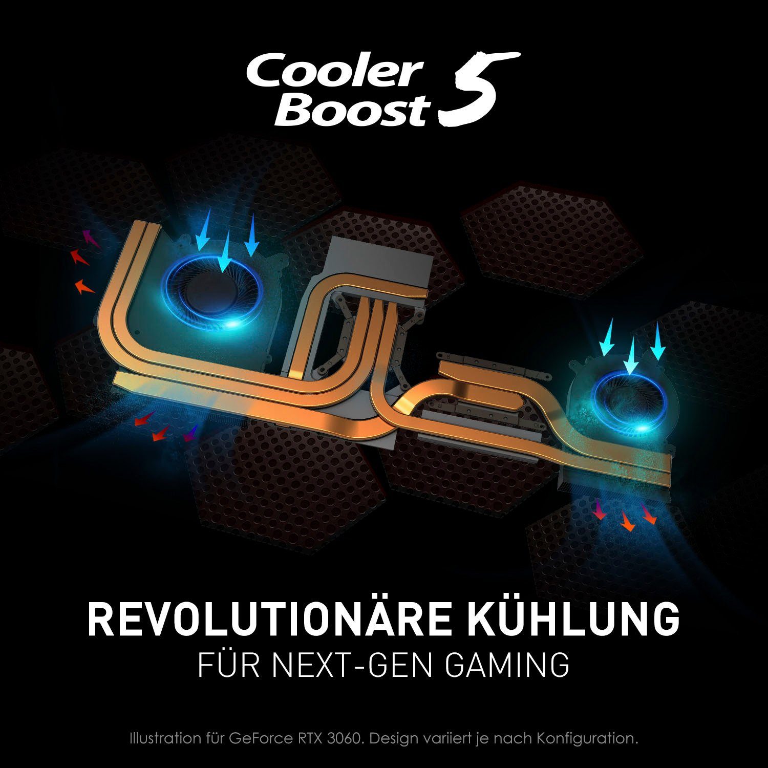 Core Zoll, i5 GB Pulse Gaming-Notebook (43,9 MSI 3050, RTX 12UCK-427 GL76 SSD) 12500H, GeForce Intel 512 cm/17,3