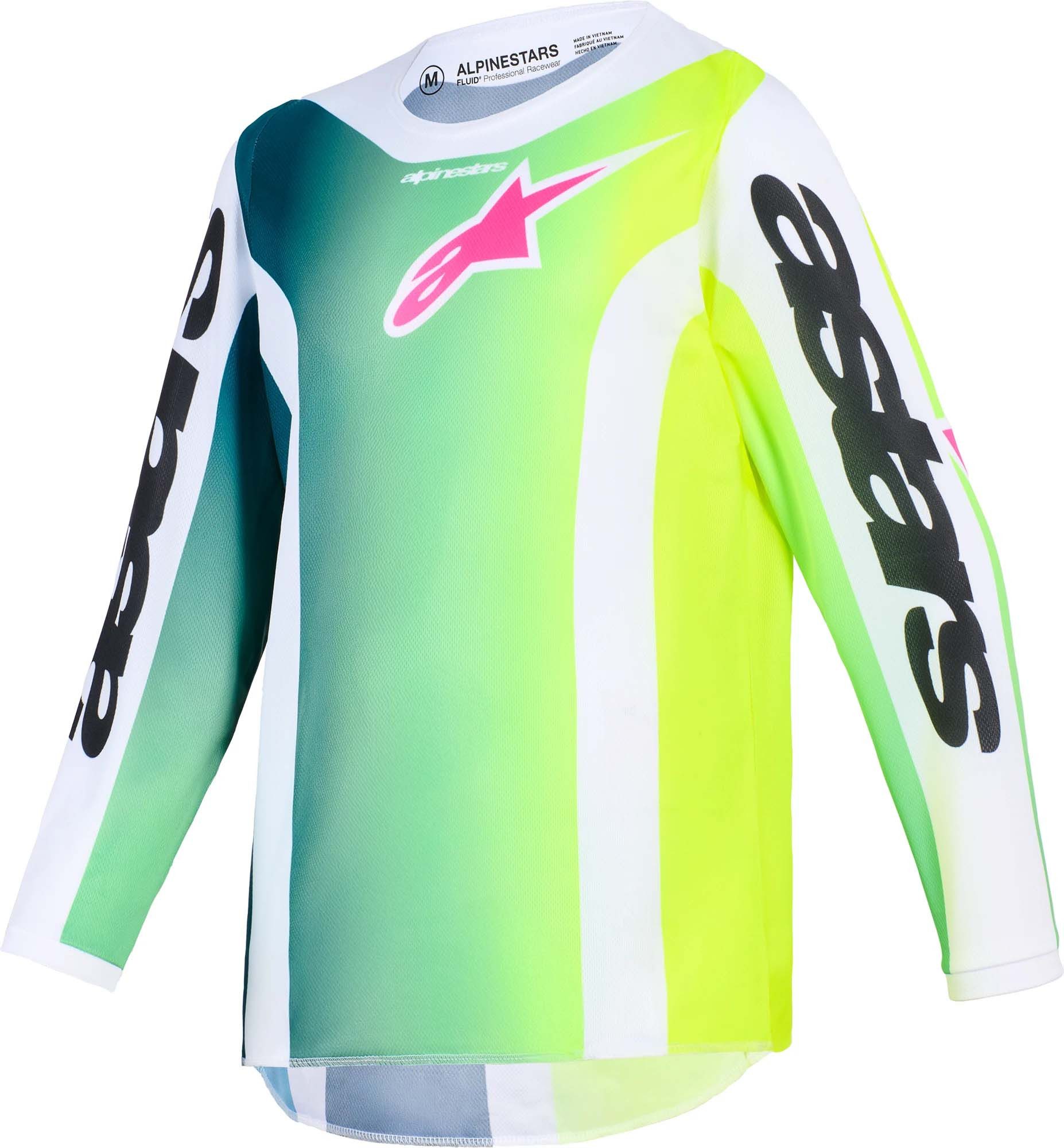 Alpinestars Motocross-Shirt Fluid Portl Jugend Motocross Jersey Atmungsaktiv