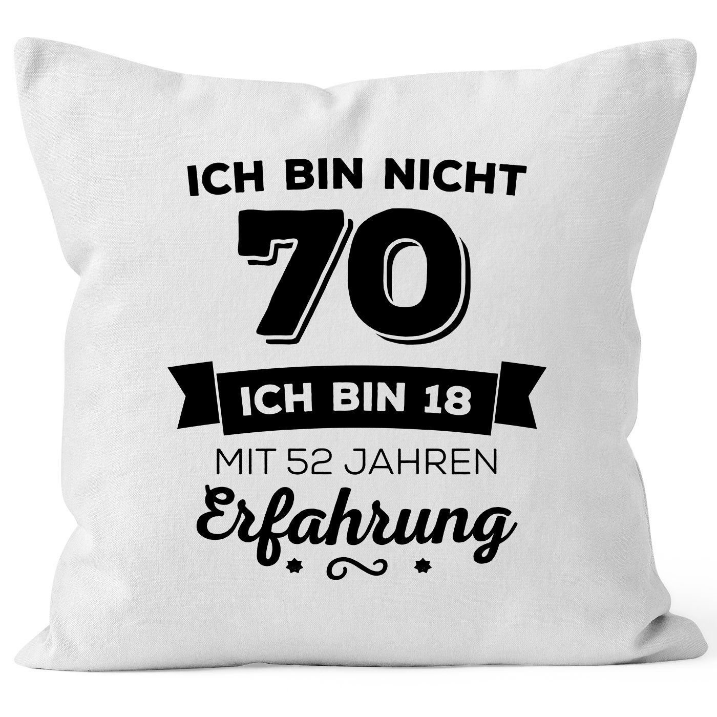 Object]_jahre_erfahrung} Ich [object 70 Dekokissen bin Geburtstag sondern 18 Geschenk Erfahrung Object] bin {[object Moonworks® ich Kissen nicht MoonWorks Kissen-Bezug mit weiß Jahren