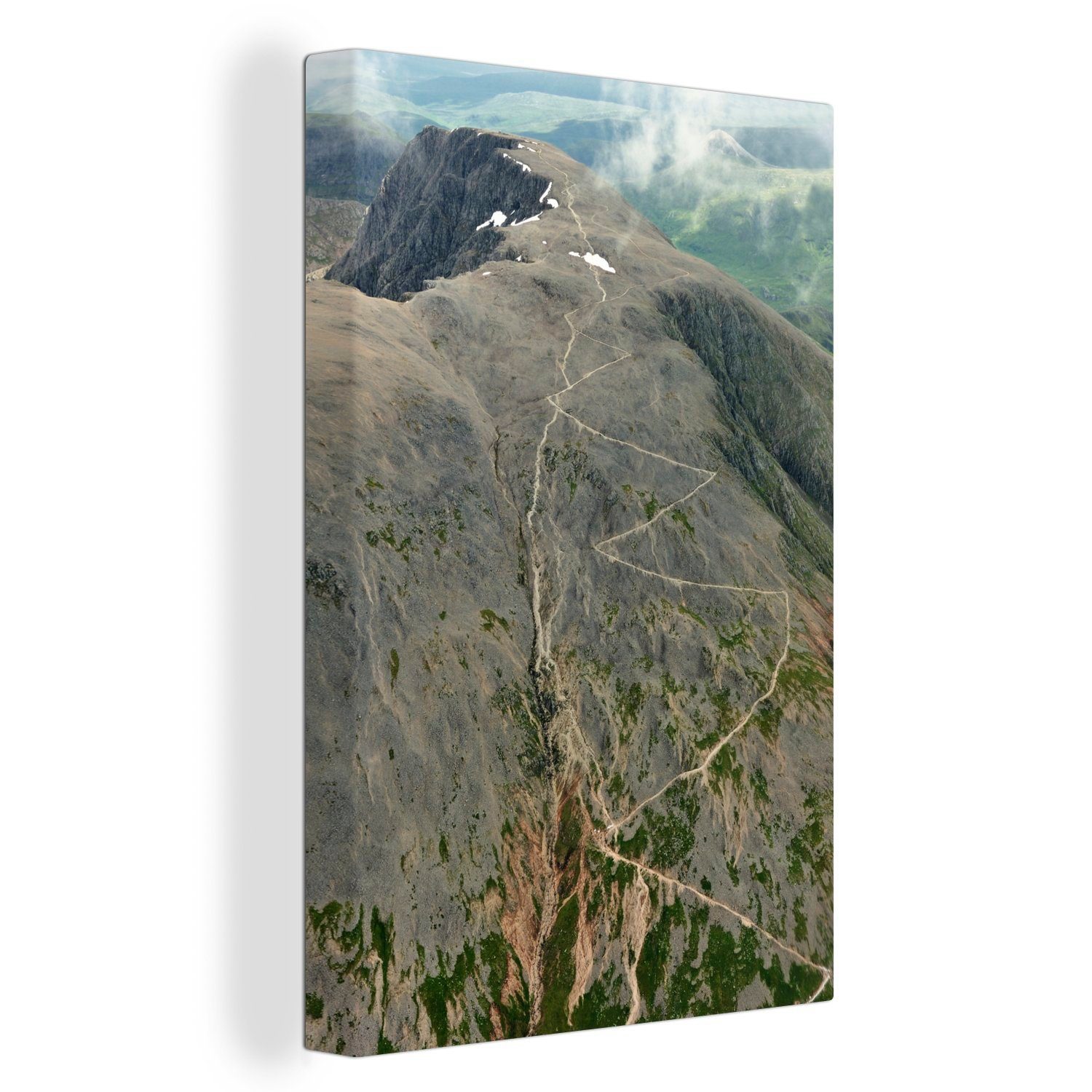 OneMillionCanvasses® Leinwandbild Der höchste Punkt des Ben Nevis in Schottland, (1 St), Leinwandbild fertig bespannt inkl. Zackenaufhänger, Gemälde, 20x30 cm