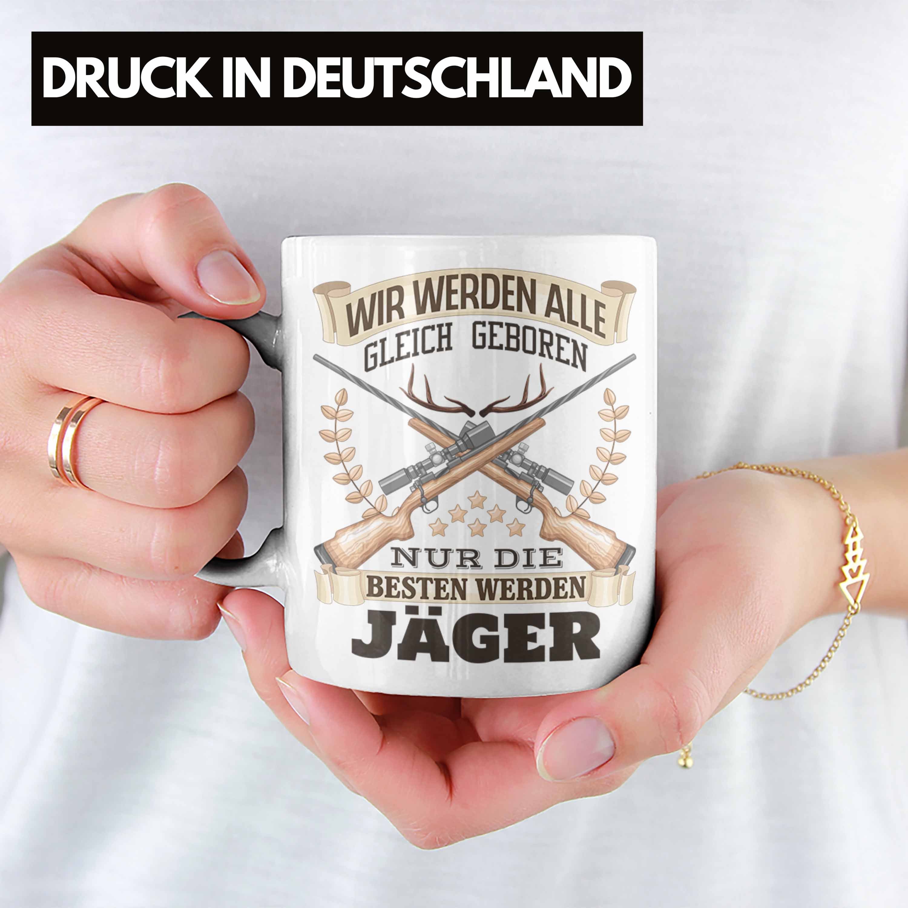 Trendation Jäger Tasse Jäger Weiss Geschenk Jagd Spruch Bester Tasse