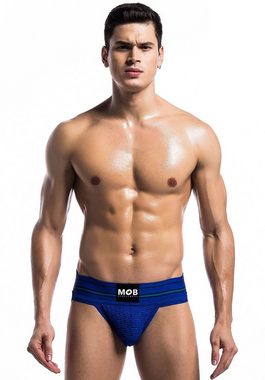 MOB Eroticwear Slip Classic Jock-Strap pofrei - blau