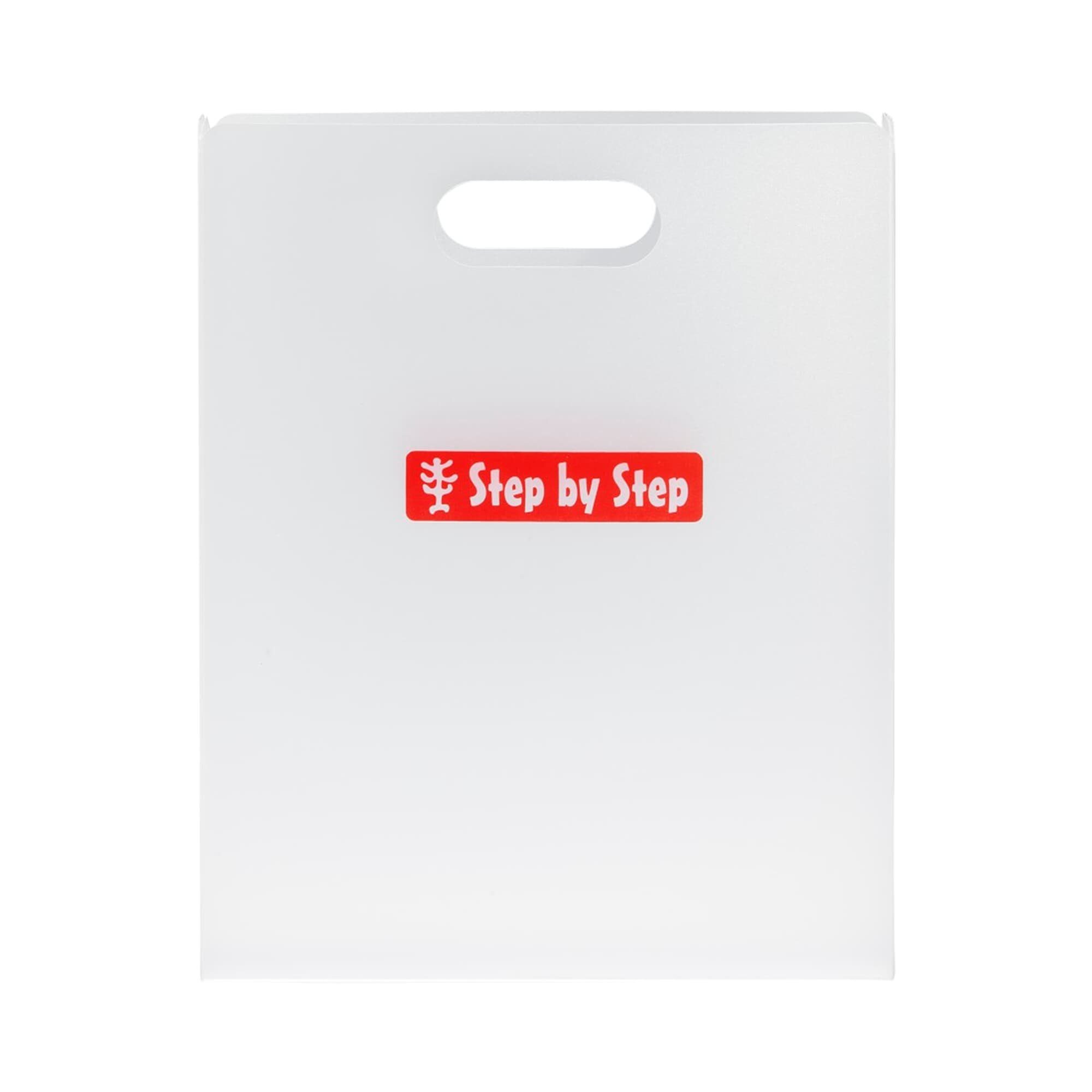 Step by Step Hefter Heftbox mit Tragegriff, transparent, bis DIN A4, K