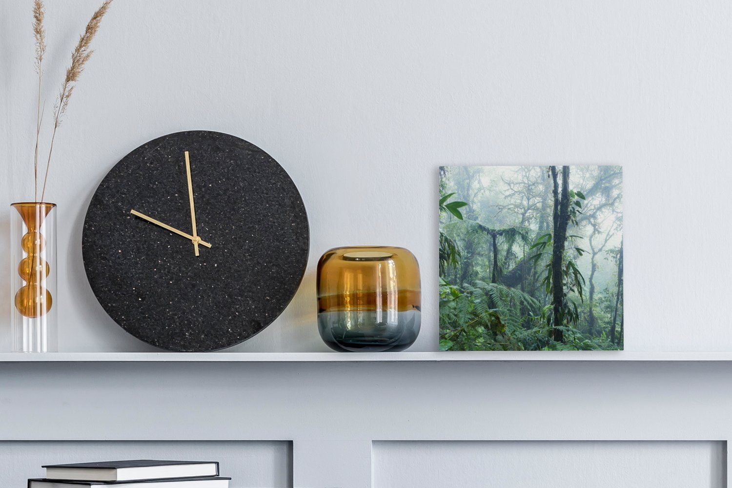 OneMillionCanvasses® Leinwandbild Ein nebliger Regenwald in günstig online kaufen