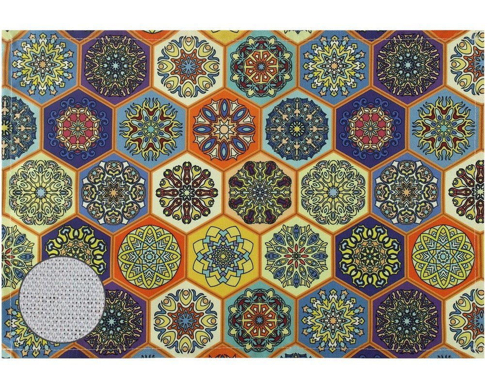 Mosaik & Tischsets cm, matches21 Muster 2er CLOTH Platzset, 45x30 (2-St) HOBBY, Textil Set HOME Fliesen