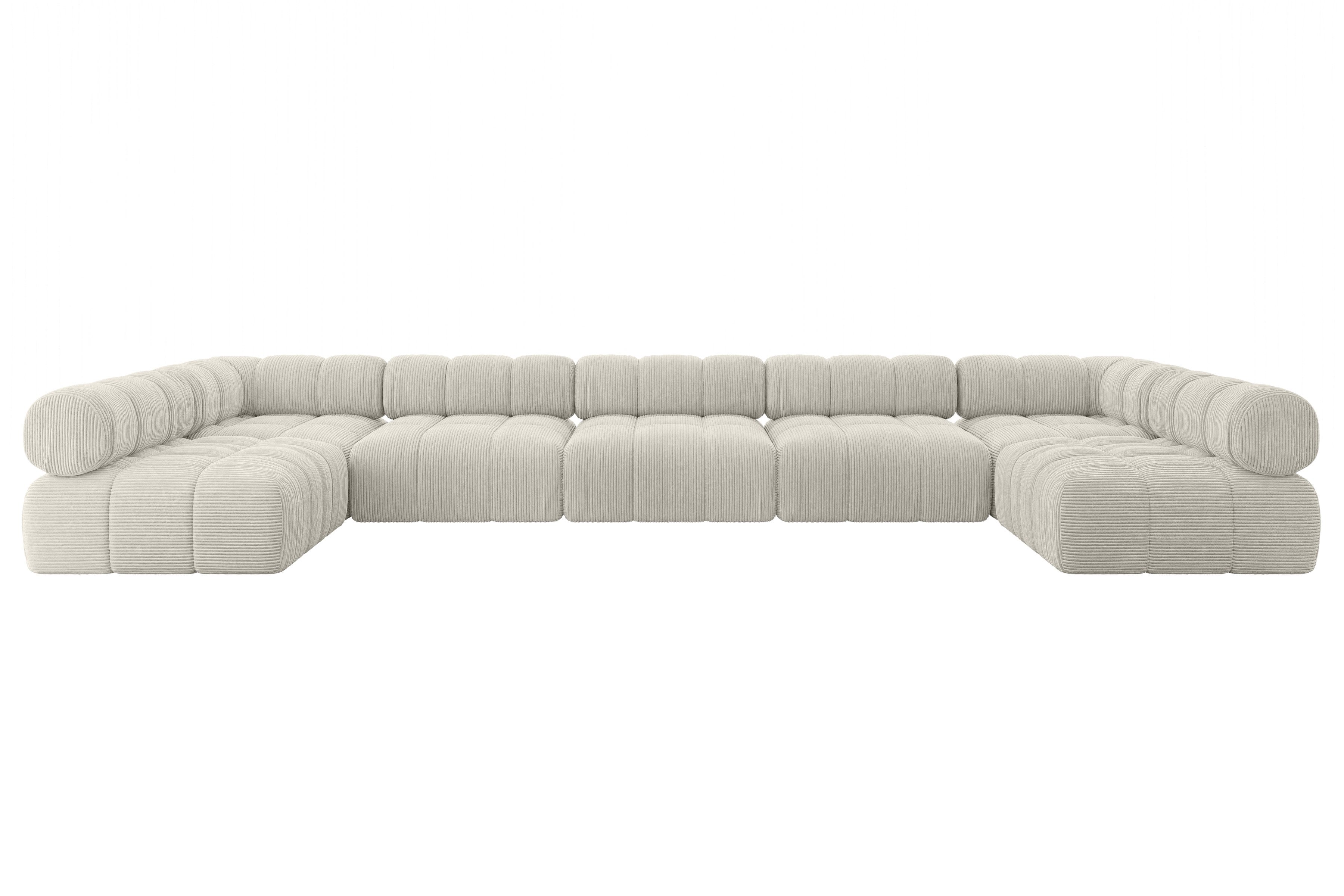 ALTDECOR Wohnlandschaft Garvo-U3, Corner Sofa U-Form günstig online kaufen