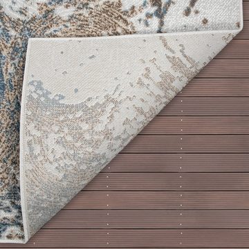 Outdoorteppich In- & Outdoor Teppich 3-D-Muster Balkon, Paco Home, Rechteckig, Höhe: 10 mm