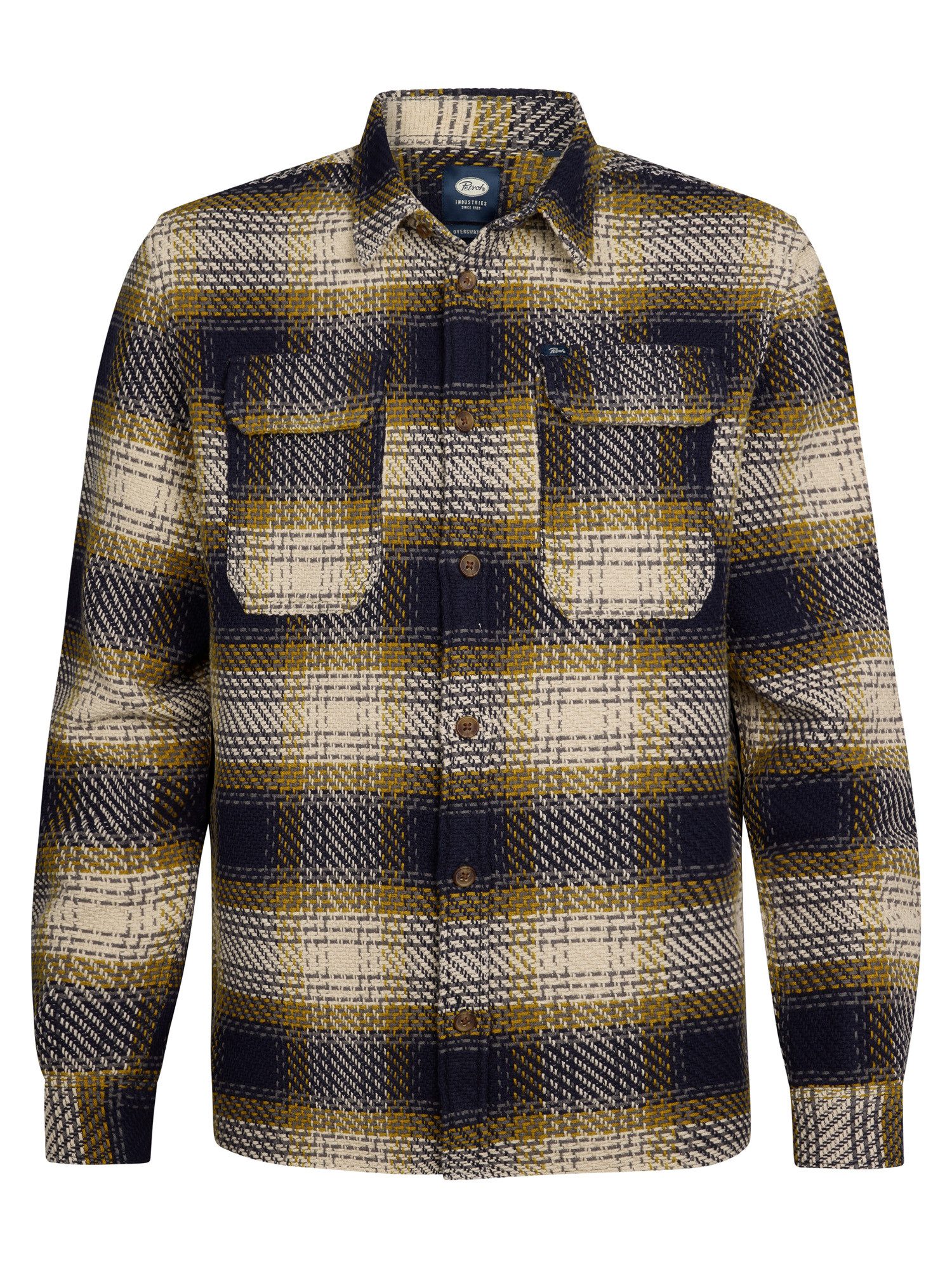 Petrol Industries Langarmhemd Karierte Overshirt Sheboygan günstig online kaufen