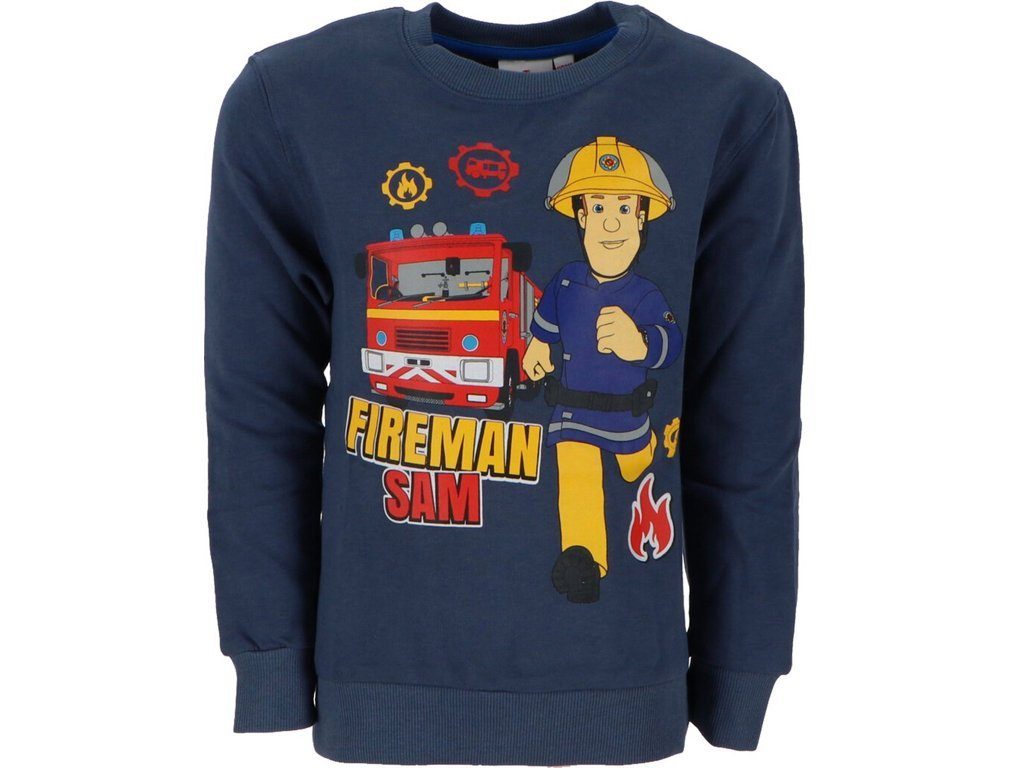 Feuerwehrmann Sam Sweatshirt dunkelblau