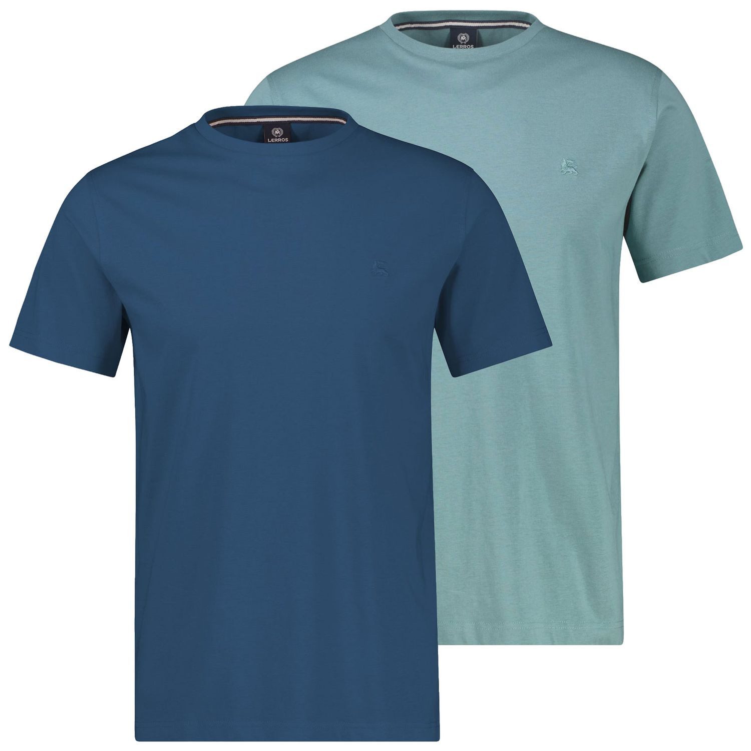 LERROS T-Shirt Basic in hochwertiger Qualität mit Logo Stickerei günstig online kaufen