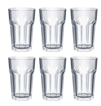 KS-Direkt Longdrinkglas Wassergläser 430ml Trinkglas Gläser-Set Saftgläser Saftgläser Zeitlos, Zeitlos