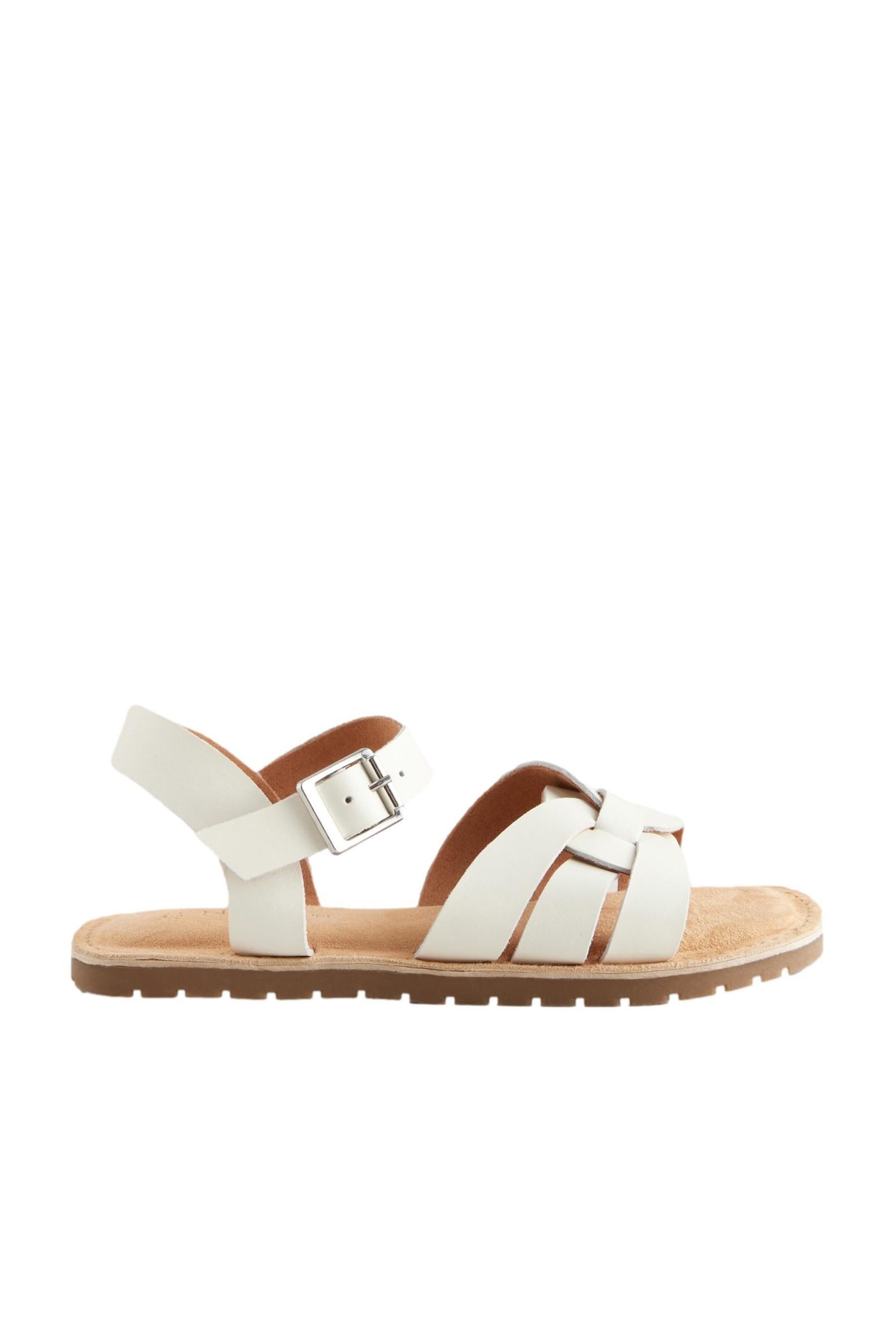 Next Sandalen aus gewebtem Leder Sandale (1-tlg)