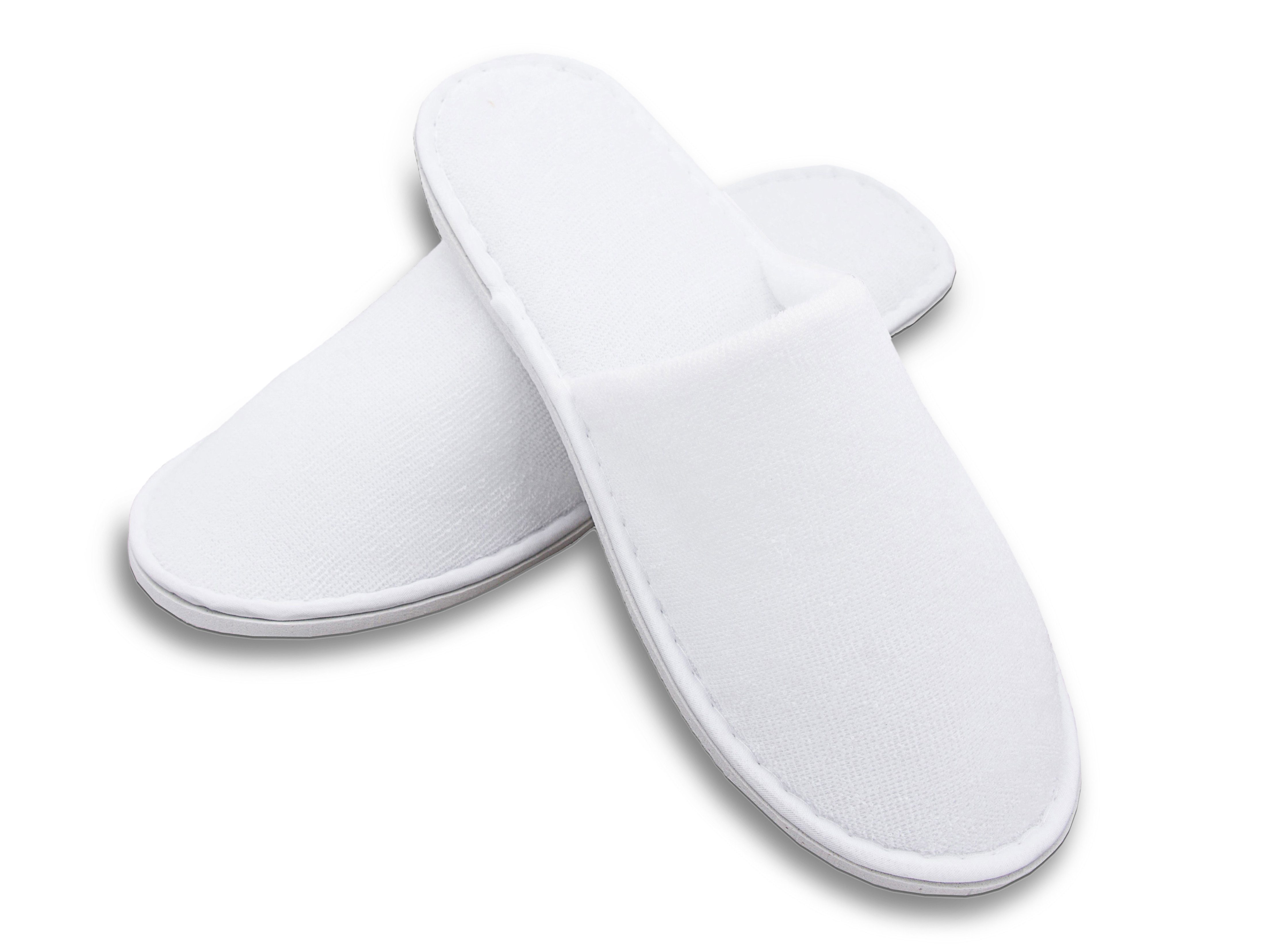 ZOLLNER Pantoffel (10-tlg) Universalgröße, 100% Polyester, vom Hotelwäschespezialisten