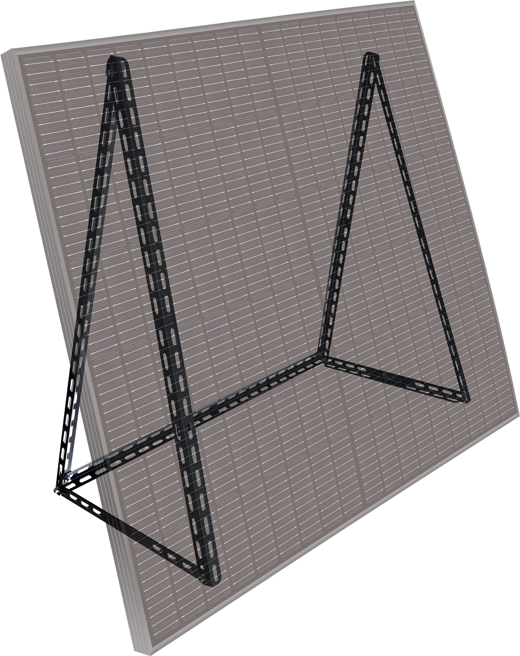Schwaiger Solarmodul-Halterung SOBM1030, (horizontalen und vertikalen Montage, Balkon-/Bodenmontage eines Solarmoduls, individuell einstellbarer Winkel)