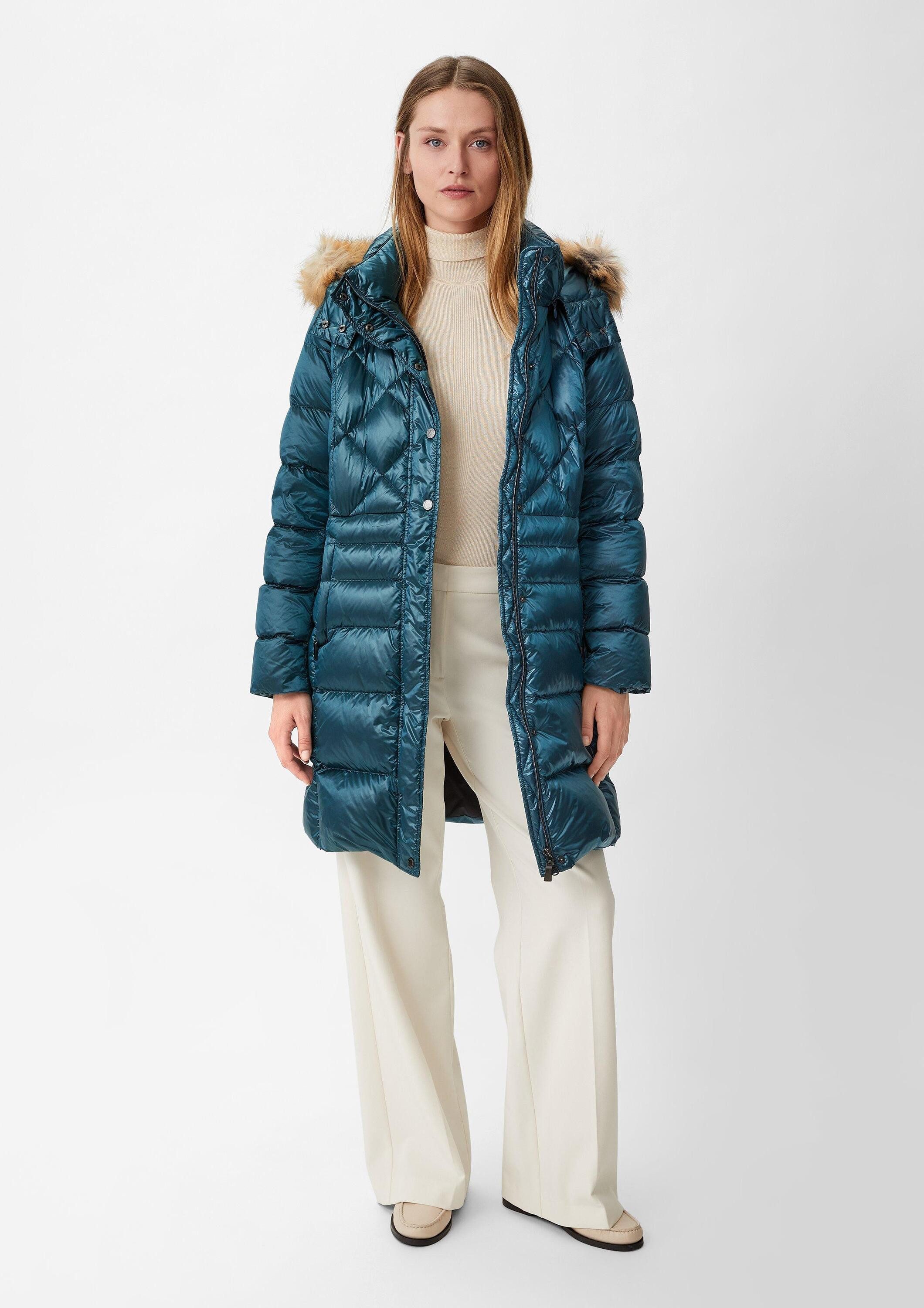 comma Wintermantel Outdoor-Mantel Daunenmantel mit Steppung