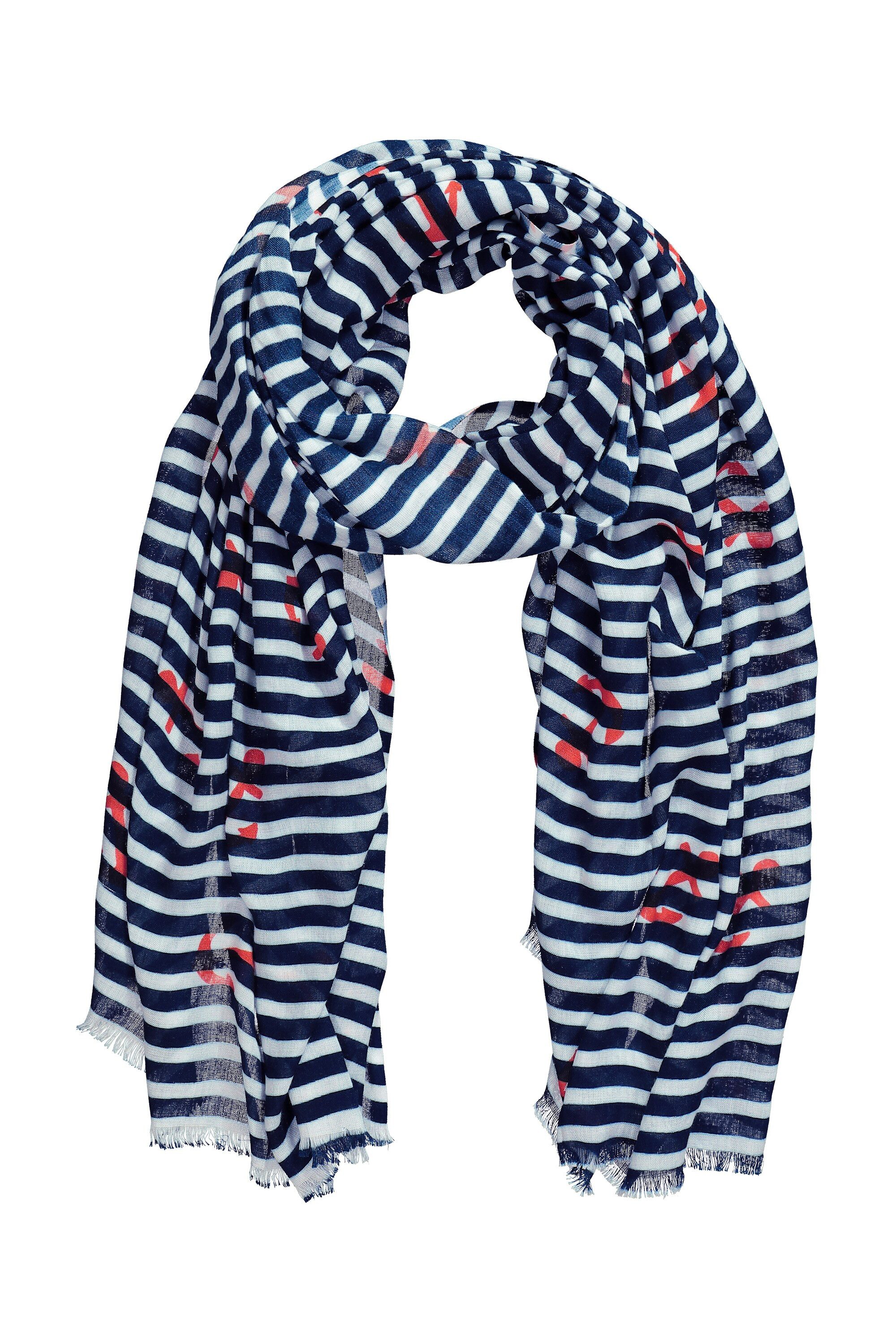 Ulla Popken Halstuch Schal Ringel Anker