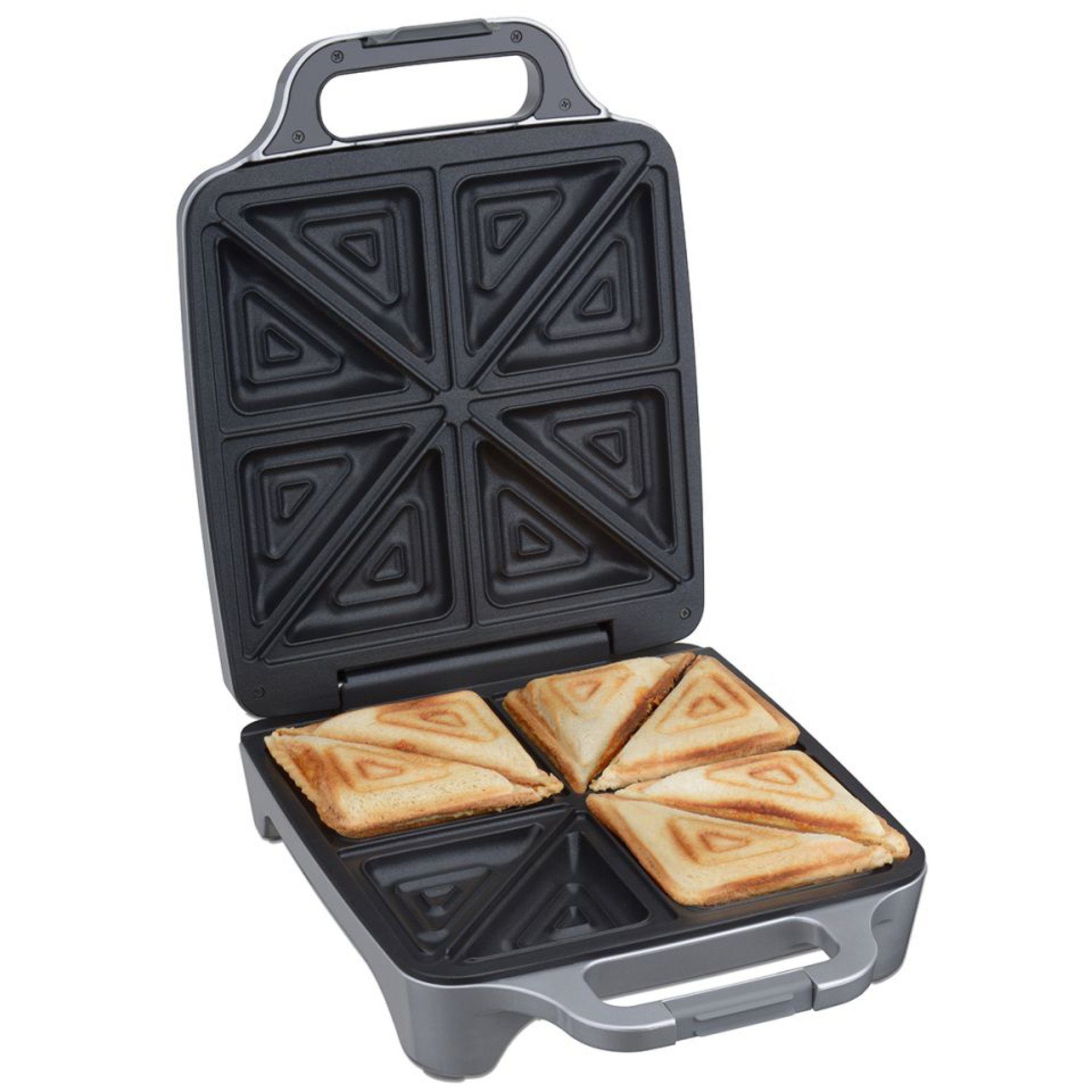4 Kaffeebereiter (für Toasts) Cloer Cloer XXL-Sandwichmaker 6269,