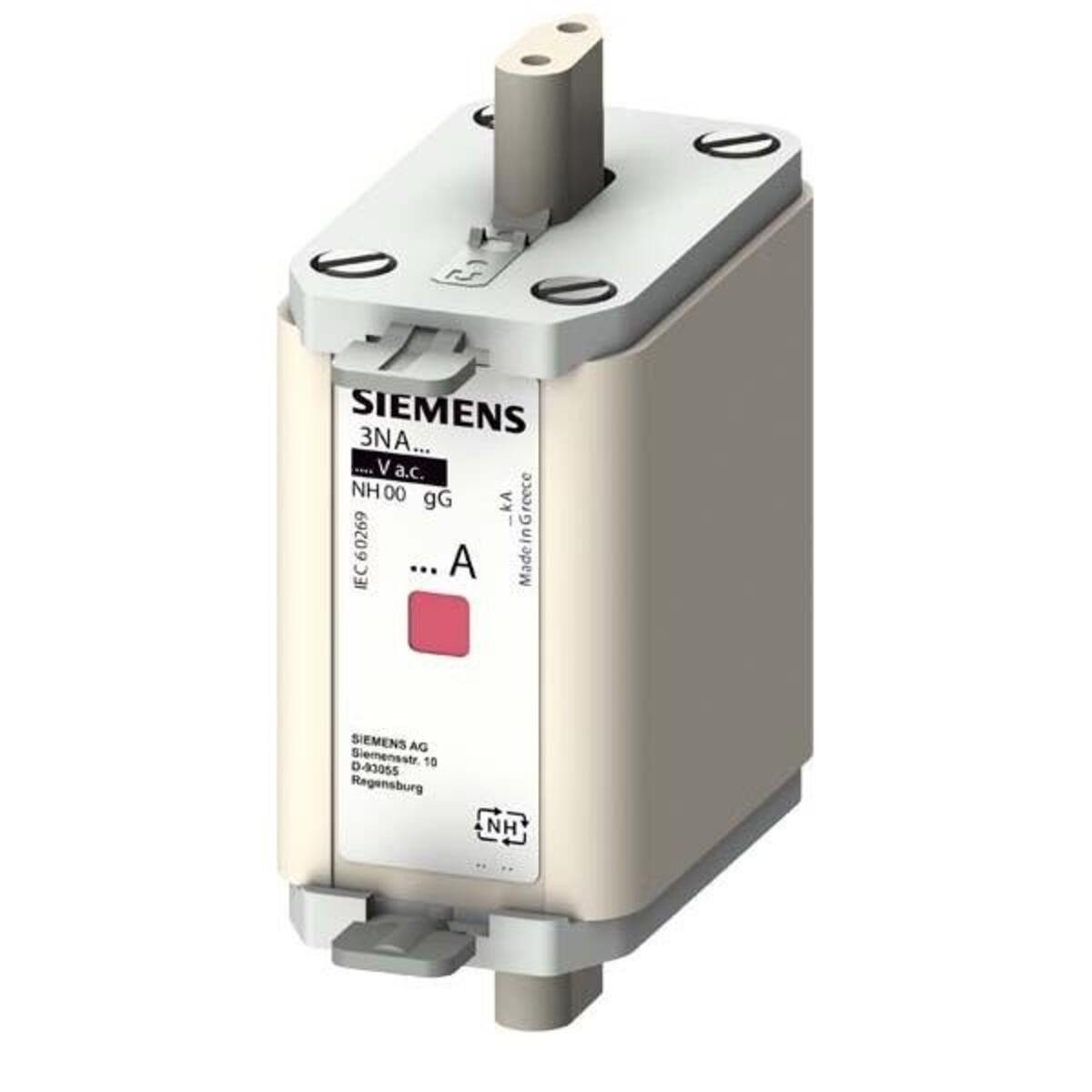 SIEMENS Stromstoßschalter Siemens Dig.Industr. NH-Sicherungseinsatz 3NA6830-7