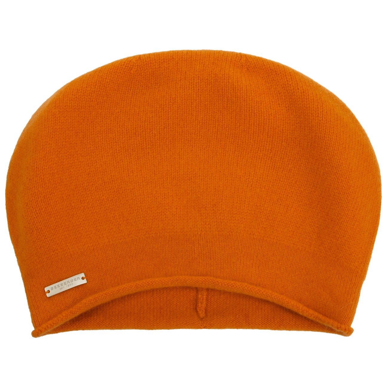 Seeberger Strickmütze (1-St) Baskenmütze Oversize