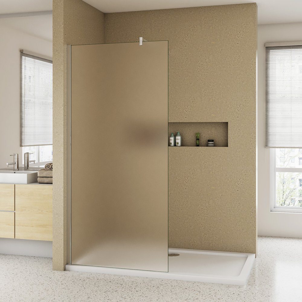 duschspa Duschwand 200cm Milchglas Duschwand Walk günstig online kaufen