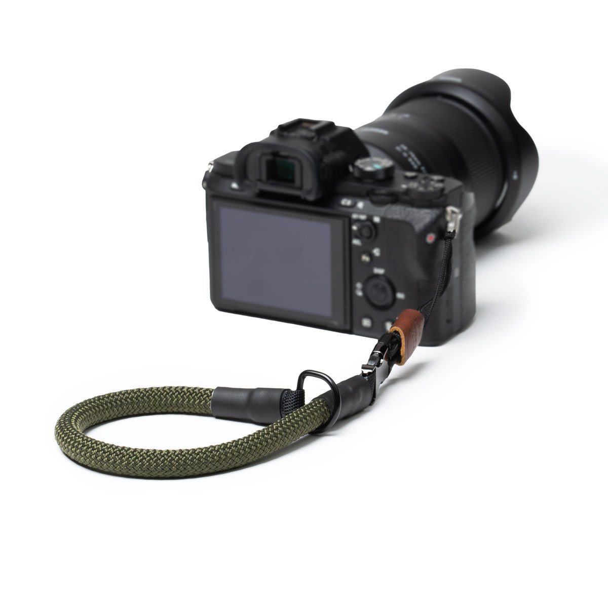 Kamera C-Rope Kamerazubehör-Set Handschlaufe Loop Military Kletterseil aus Olive
