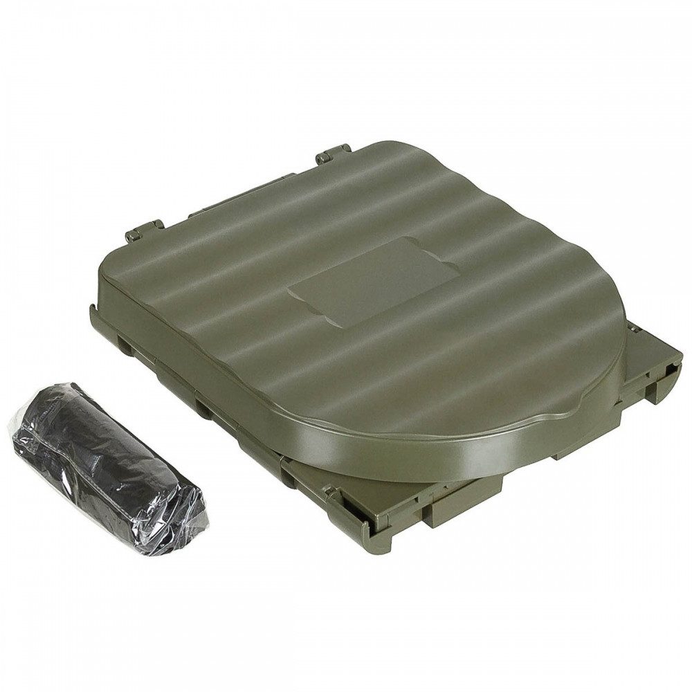 FoxOutdoor Campingtoilette MFH Campingtoilette faltbar mobile Toilette oliv