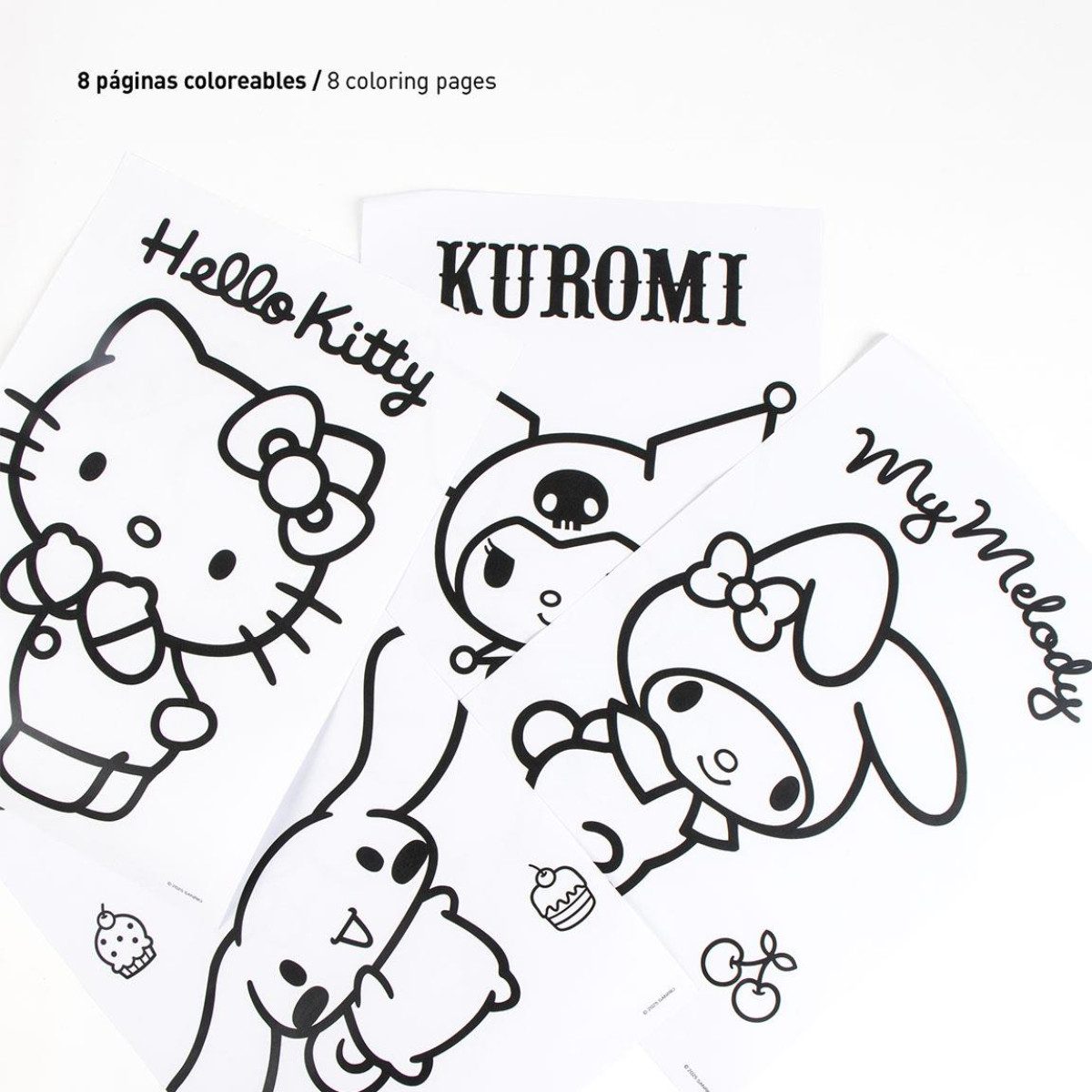 Cerda Schreibtischunterlage Hello Kitty Mal- und Schreibwaren-Set – Kinder Kreativset mit Zubehör