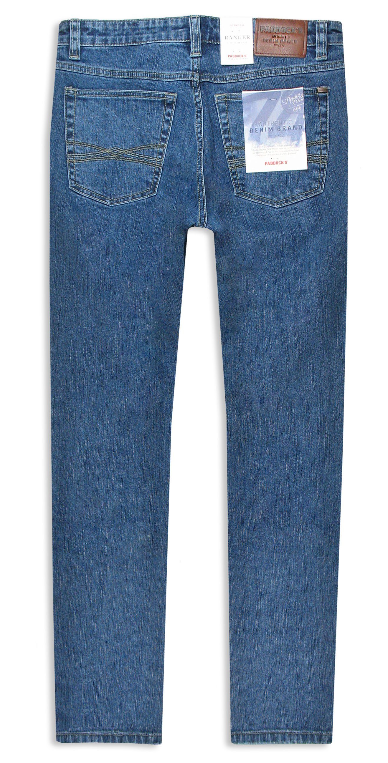 Ranger blue 4526 Stretch Denim stone Paddock's 5-Pocket-Jeans