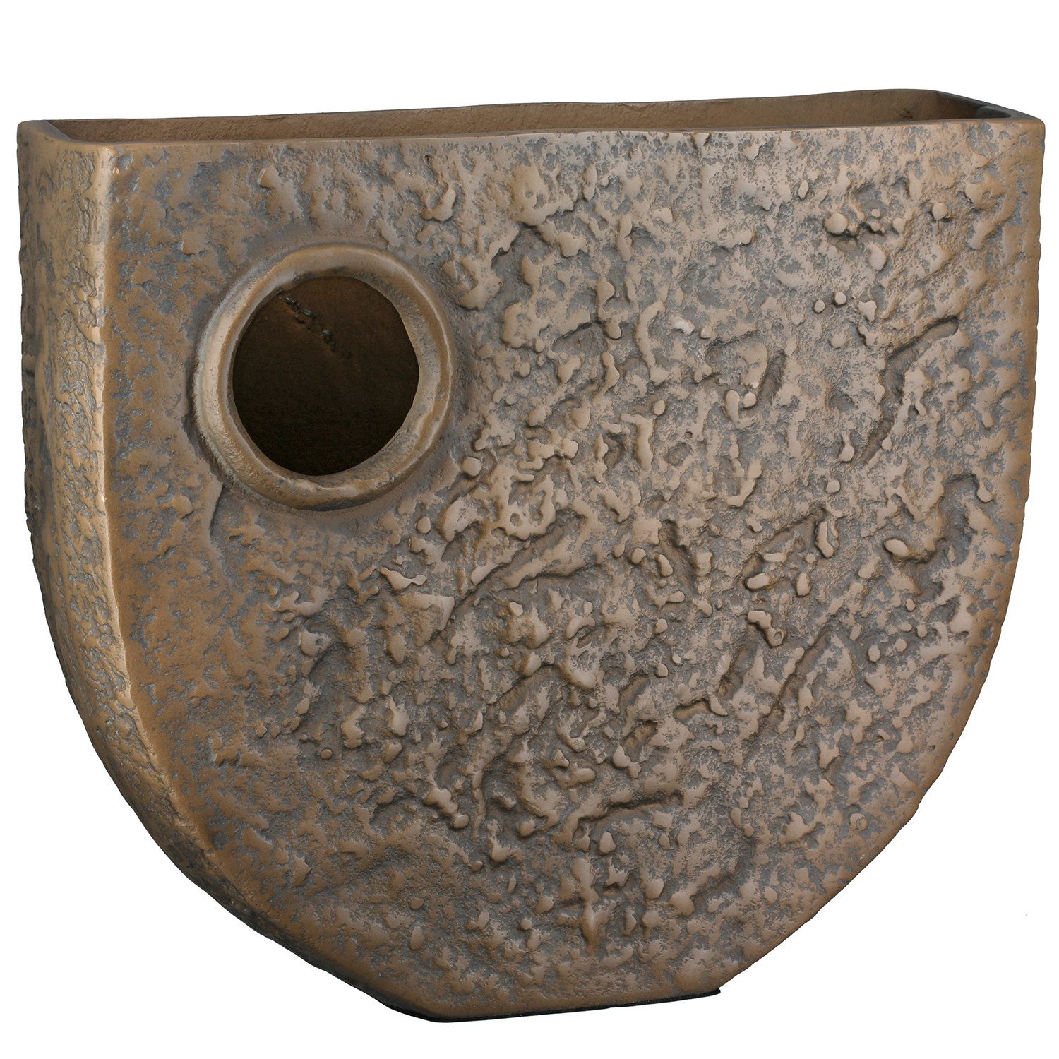 GILDE Tischvase Vase Purton braun H. 26 cm (1 St), Dekovase, Purton, Filzboden, Tischdekoration, stilvoll, hochwertig