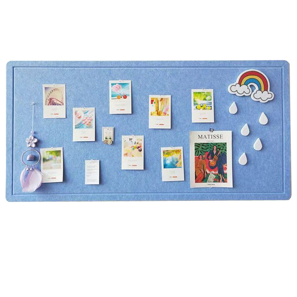 Coonoor Pinnwand Faltbare Filz-Pinnwand, dekorative Präsentationstafel, Wand-Korkplatte, Mitteilungstafel, Fototafel