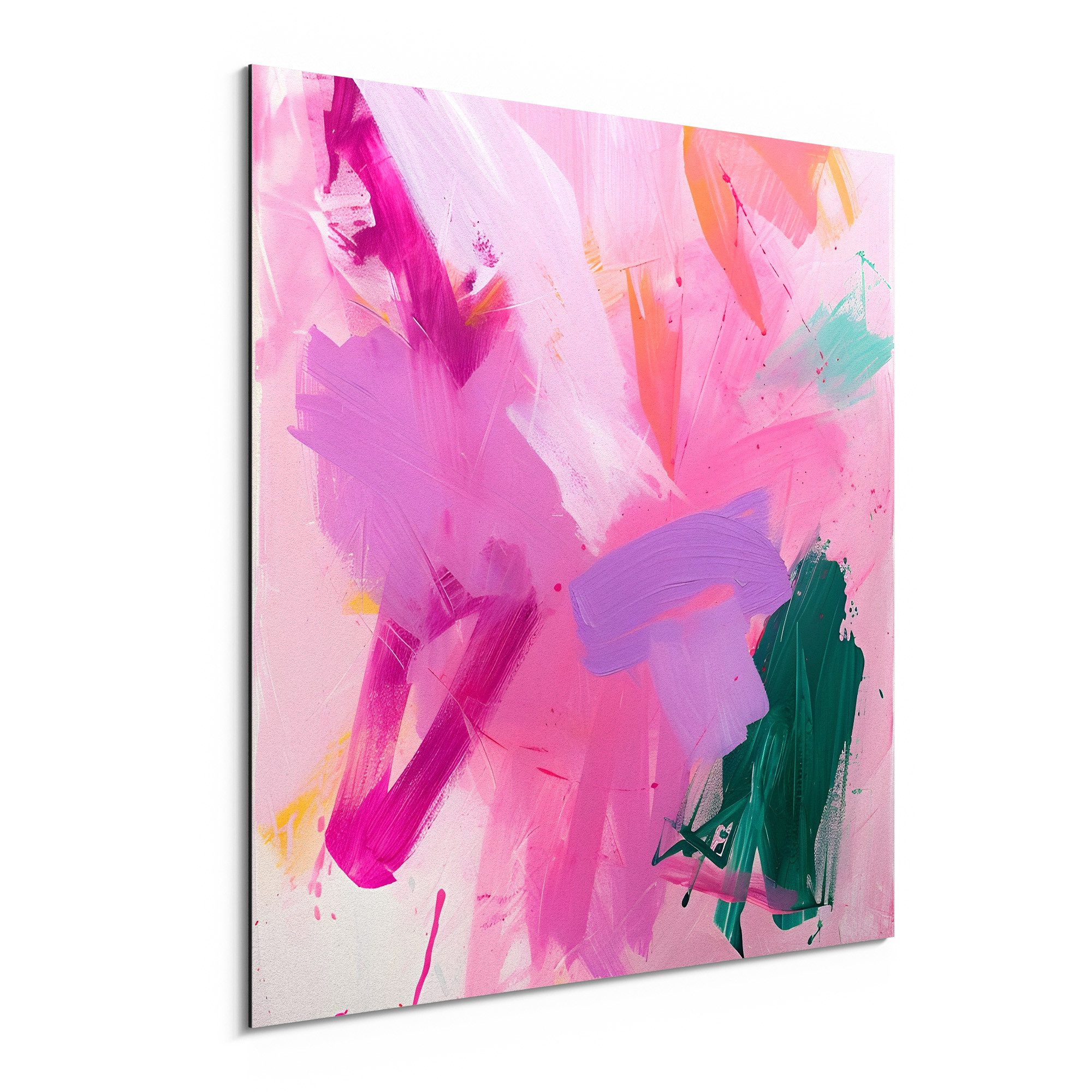 DEQORI Metallbild 'Acryl-Ekstase', Alu Dibond Bild Aluminium Aluverbundplatte Design Wandbild Aludibond