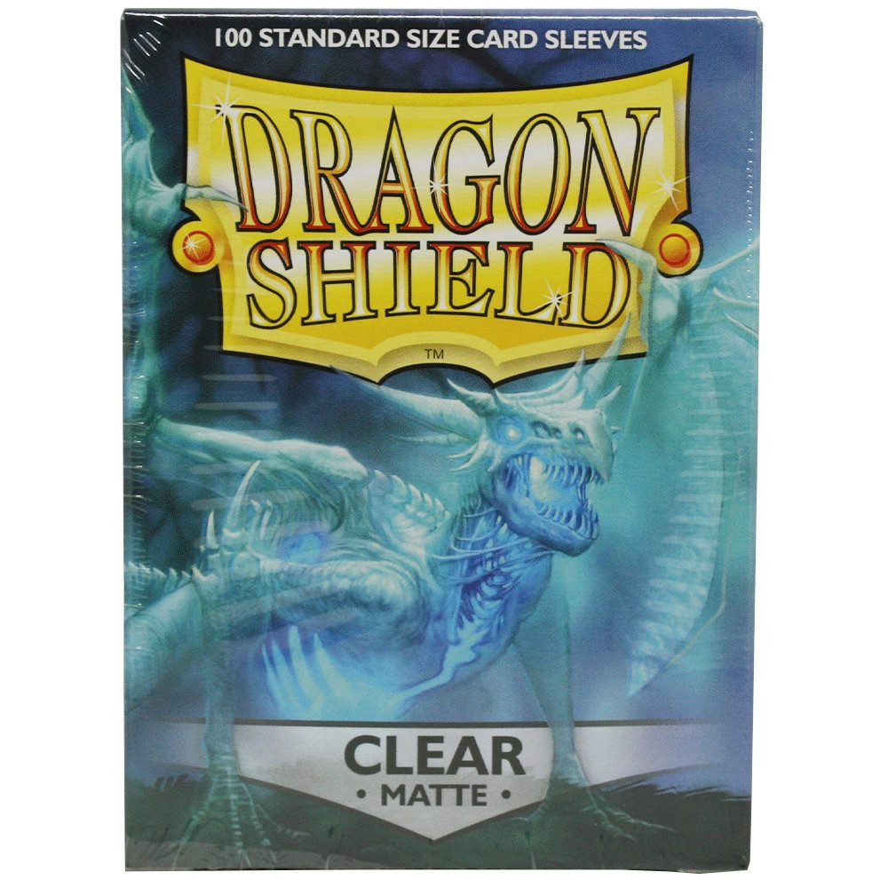 Dragon Shield Sammelkarte 5x Dragon Shield Matte Sleeves - Clear Matte(5x 100 Sleeves)