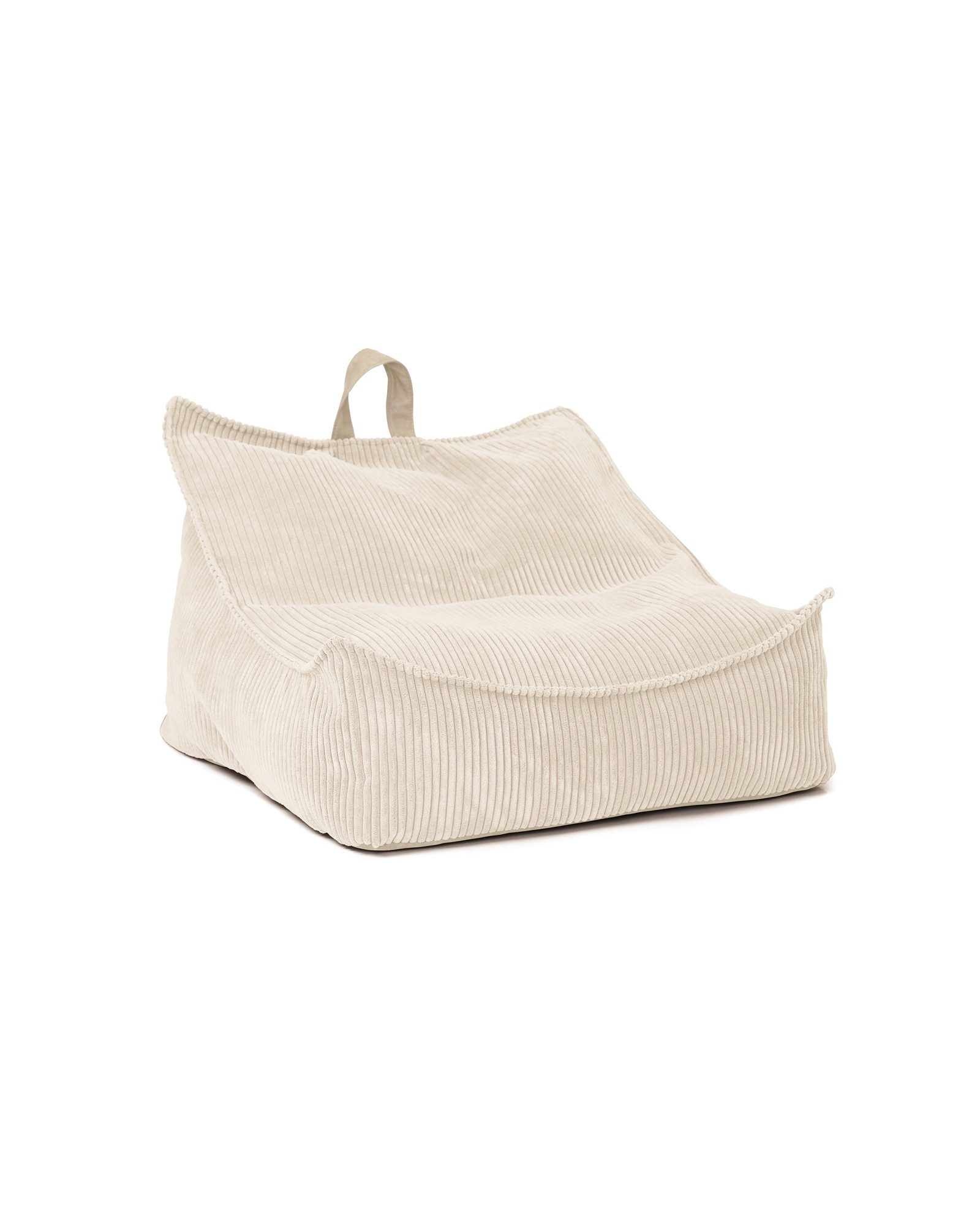 Sitzsack Sitzsack creme-weiss 80 x 75 x 48 für Kinder und Jugendliche