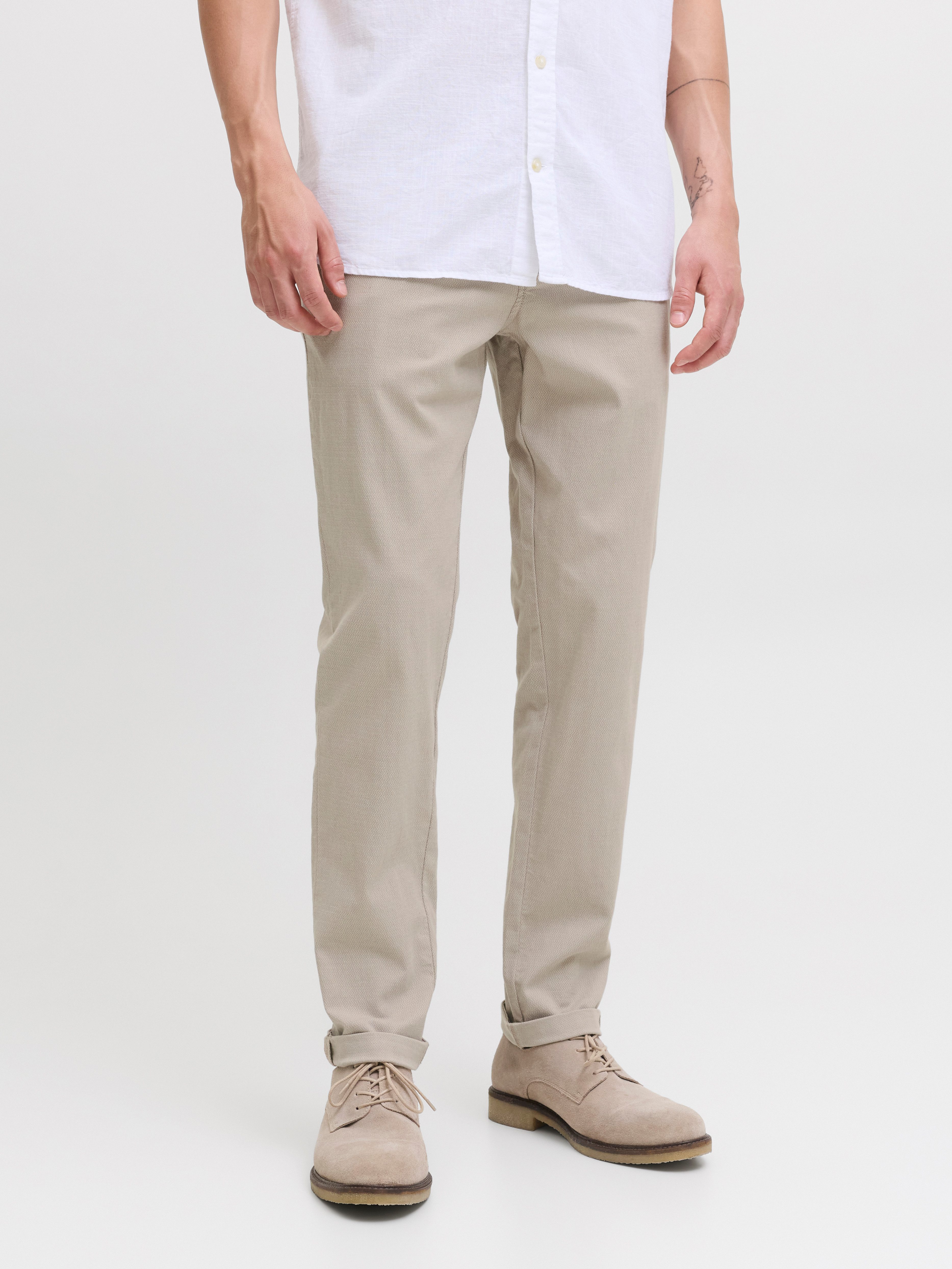 Jack & Jones Chinohose JPSTMARCO JJFURY AKM Baumwollmischung, slim fit