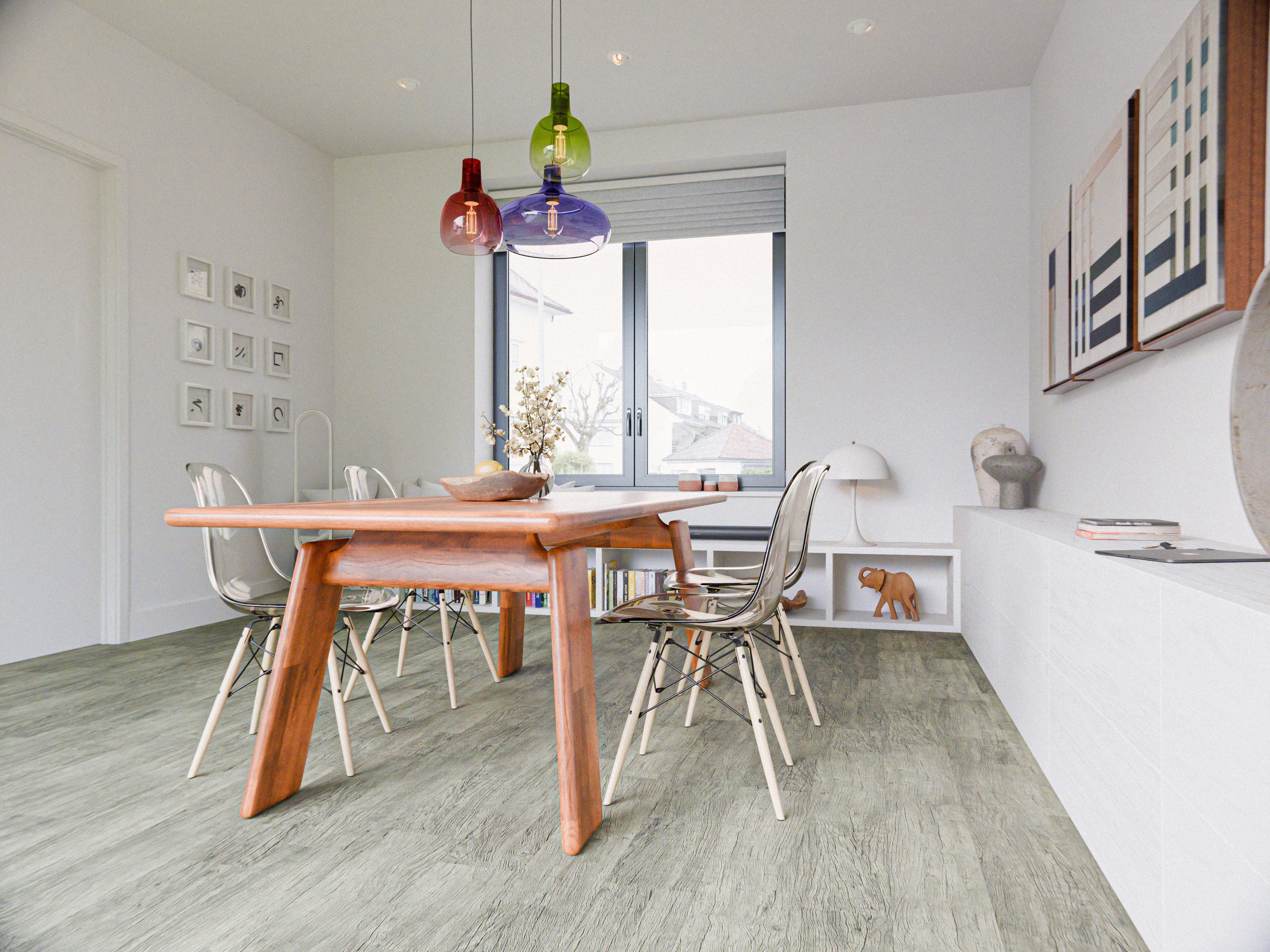 Timefloor Vinylboden Vinylboden Rigid SPC Viva Eiche Vintage Grau Landhausdiele