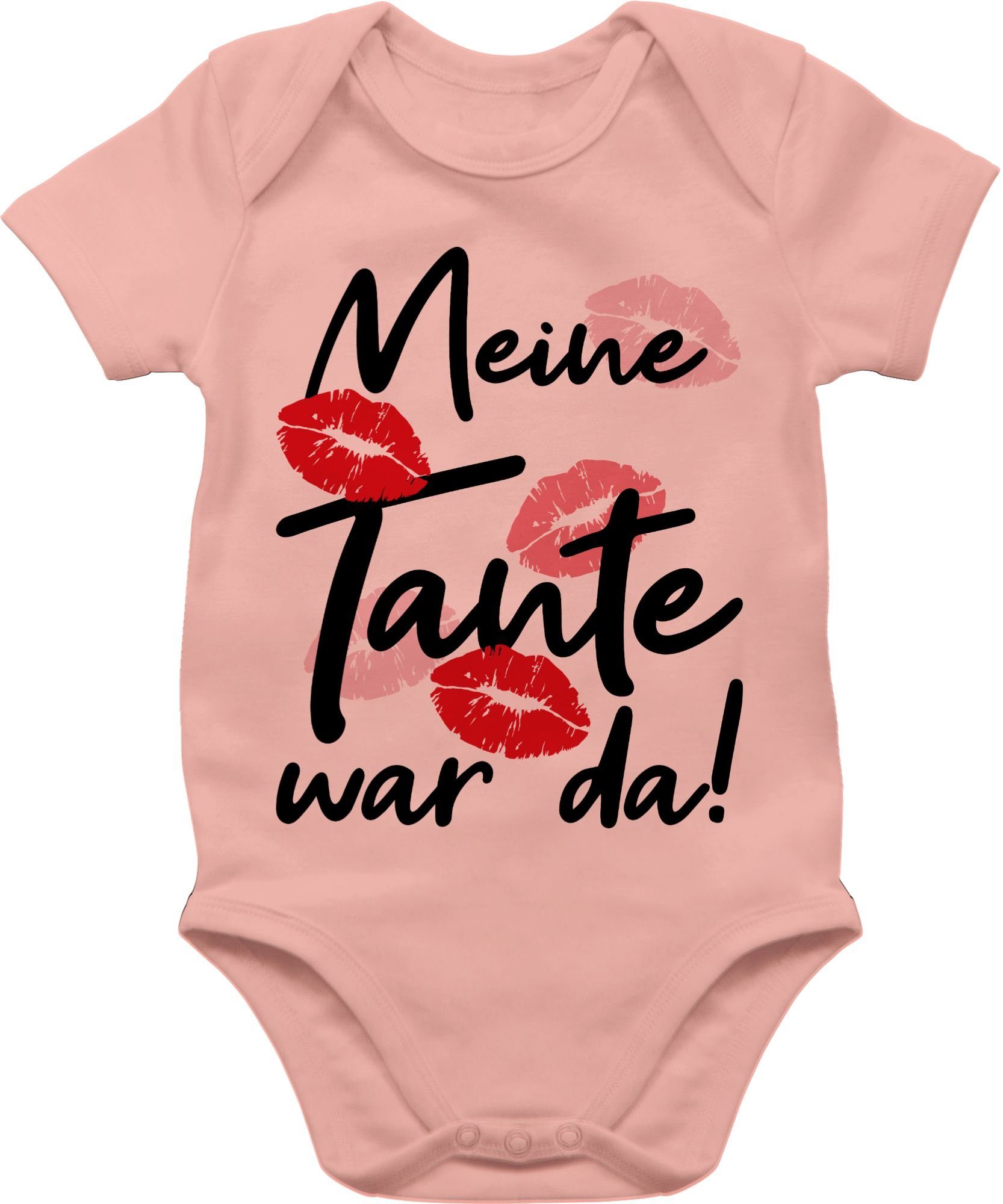 Shirtbody Meine Tante war da - schwarz