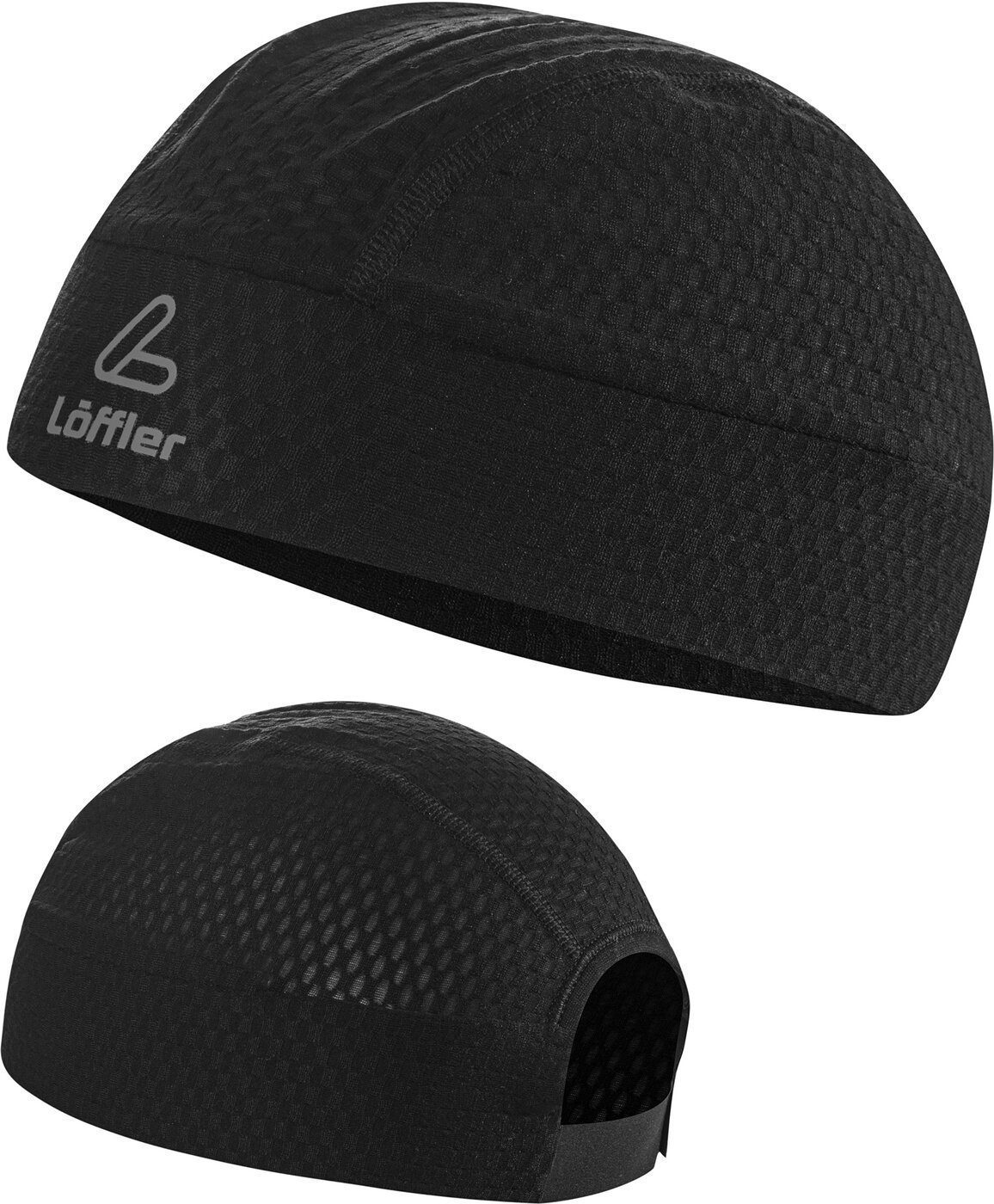 Löffler Skimütze BANDANA TXGRID BLACK