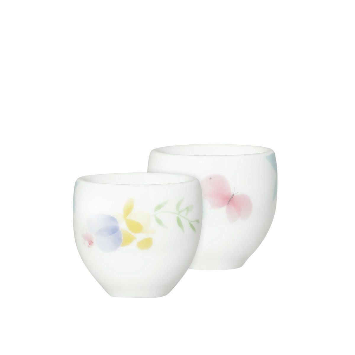 Hutschenreuther Becher Frühlingsgrüße Ostergeschirr, Porzellan, 2-tlg.