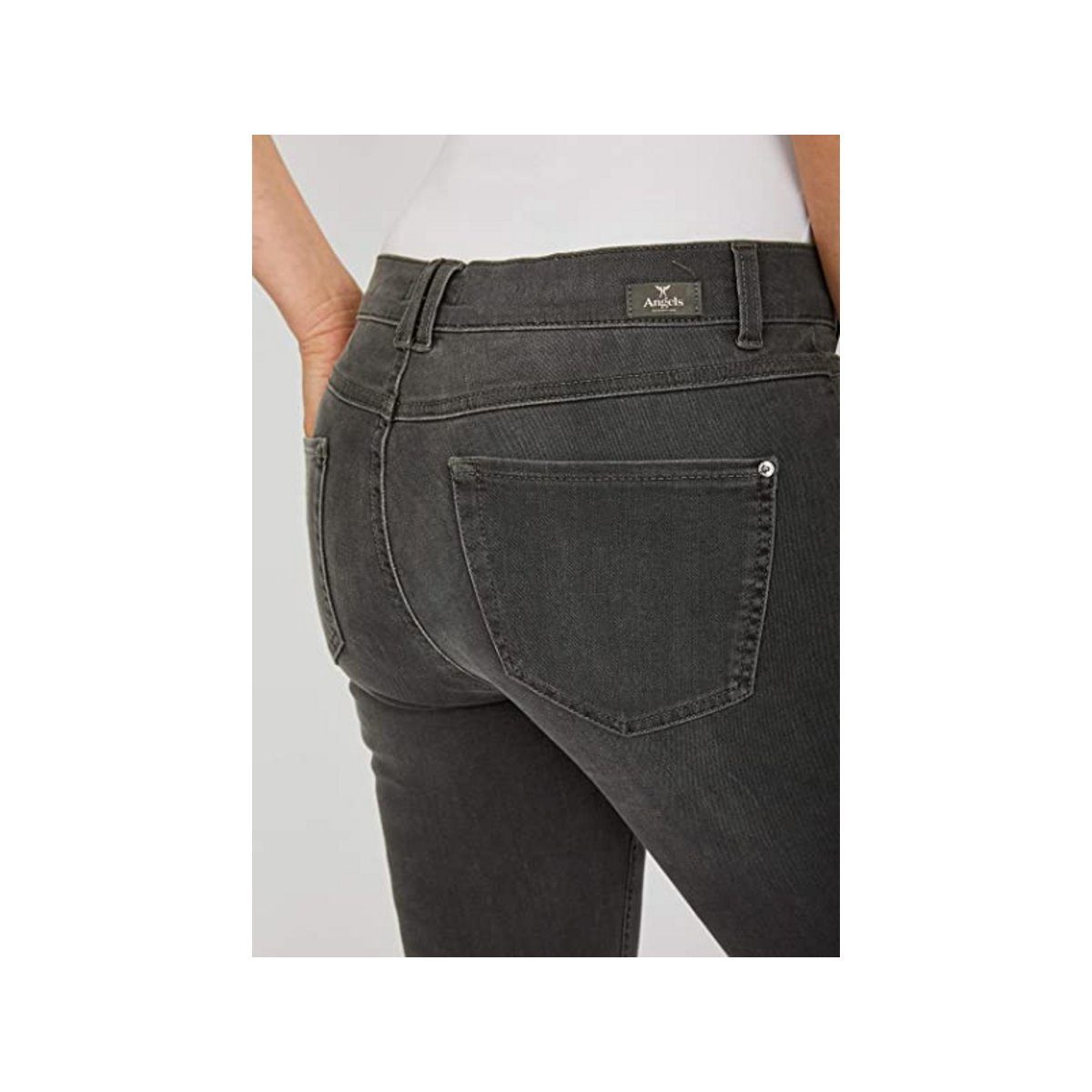 5-Pocket-Jeans unbekannt grau ANGELS (1-tlg)